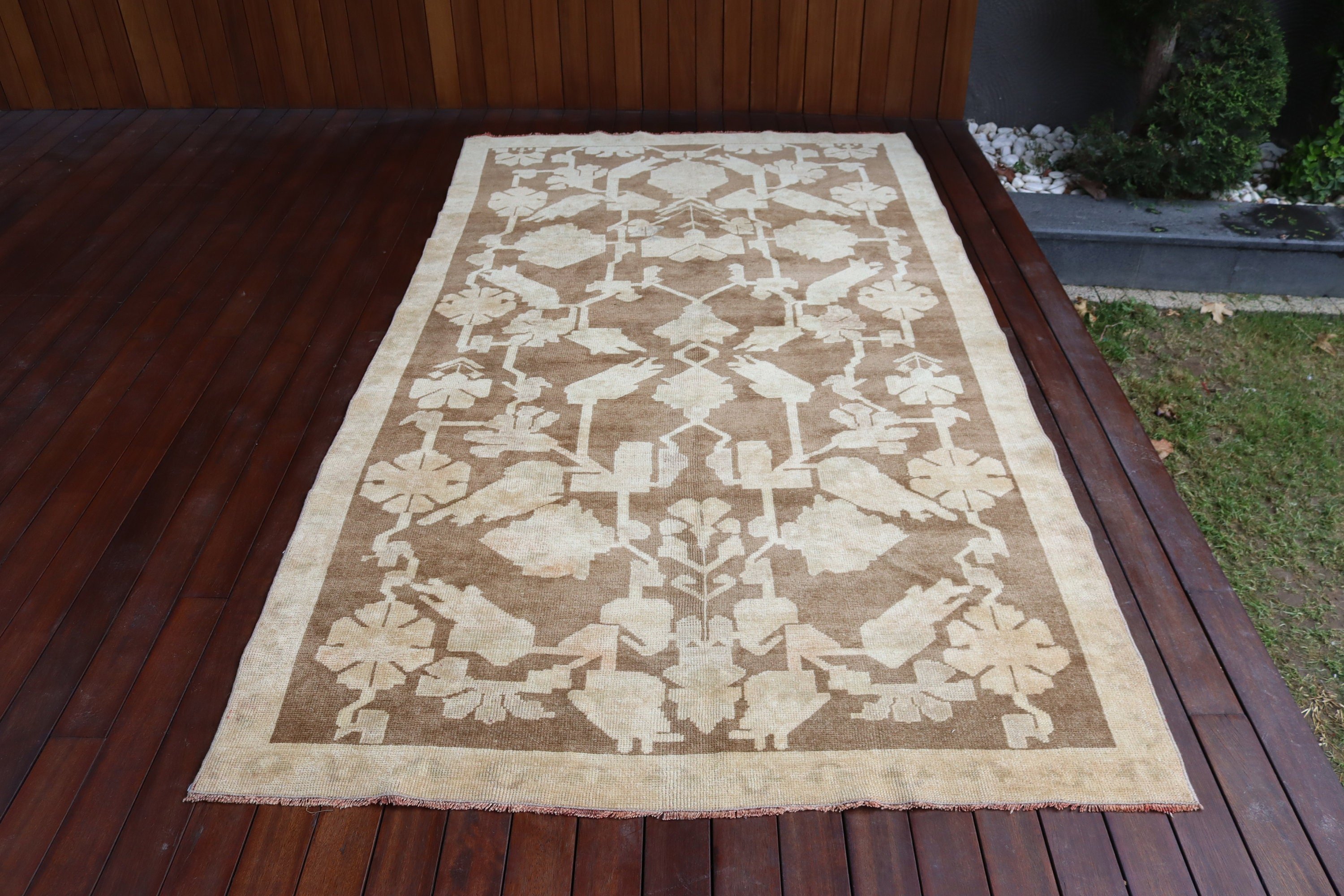 4.8x8.6 ft Large Rugs, Vintage Rug, Dining Room Rug, Anatolian Rug, Office Rug, Kitchen Rug, Turkish Rug, Bedroom Rug, Beige Statement Rugs