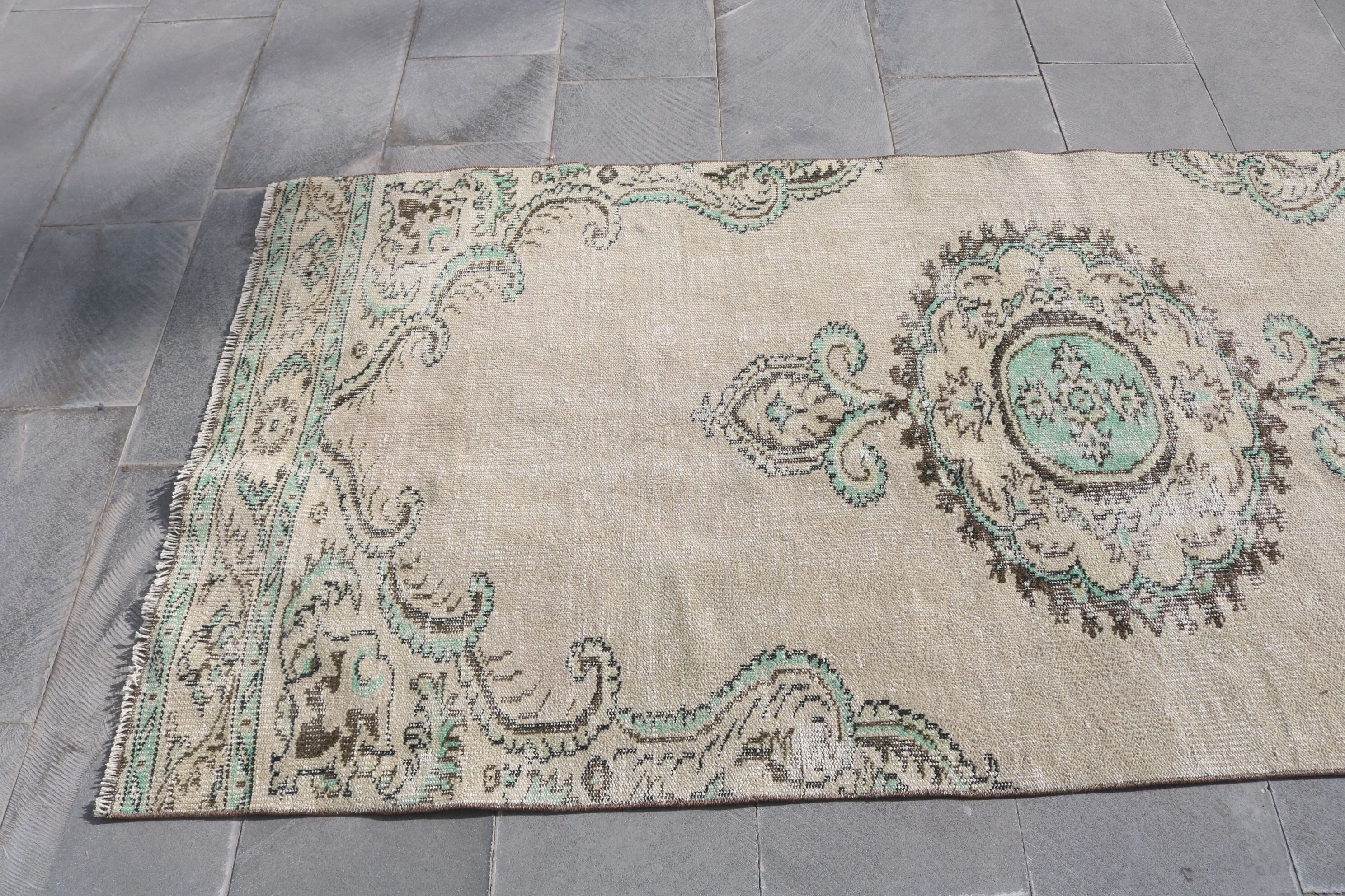 Old Rug, Boho Area Rug Rugs, Kitchen Rug, Indoor Rugs, Vintage Rugs, Rugs for Bedroom, Colorful Rugs, 3.7x8.4 ft Area Rug, Turkish Rug