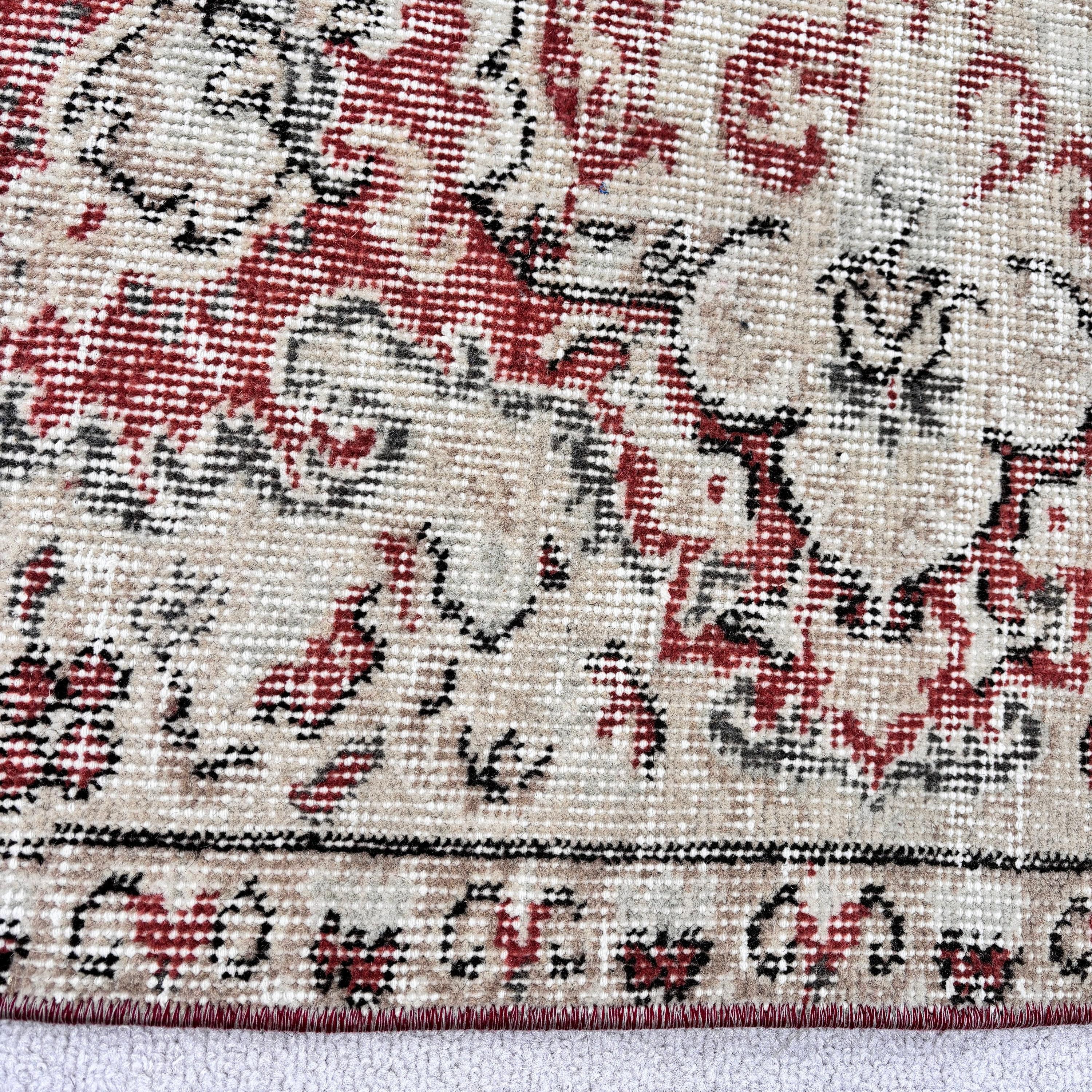 Neutral Rugs, Turkish Rugs, Gray Cool Rug, Anatolian Rugs, Turkey Rug, Bedroom Rugs, Vintage Rug, 6.5x9.7 ft Large Rug, Large Oushak Rugs