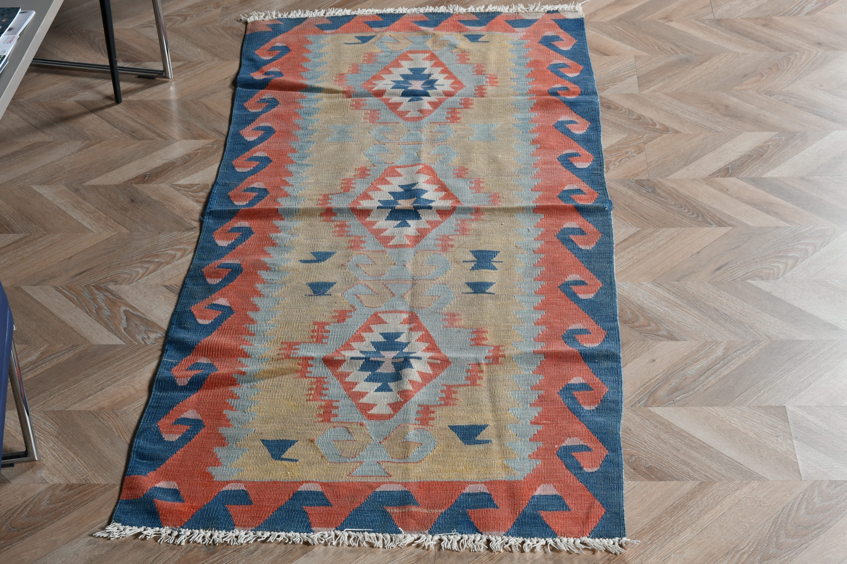 Türk Halıları, Giriş Halıları, Mutfak Halıları, Mutfak Halıları, Yatak Odası Halısı, Vintage Halılar, Kırmızı Yatak Odası Halısı, Kilim, 2.6x6.3 ft Accent Halı, Eski Halı