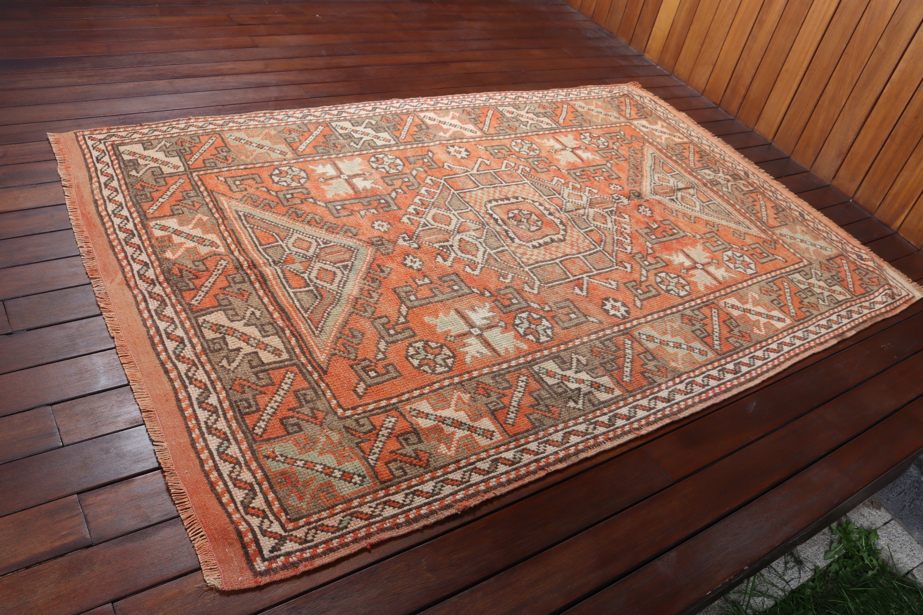 Yatak Odası Halısı, Türk Halısı, Vintage Halılar, Mutfak Halısı, 4.3x6.6 ft Alan Halıları, Lüks Halılar, Dış Mekan Halısı, Turuncu Oushak Halıları, Ev Dekorasyonu Halıları