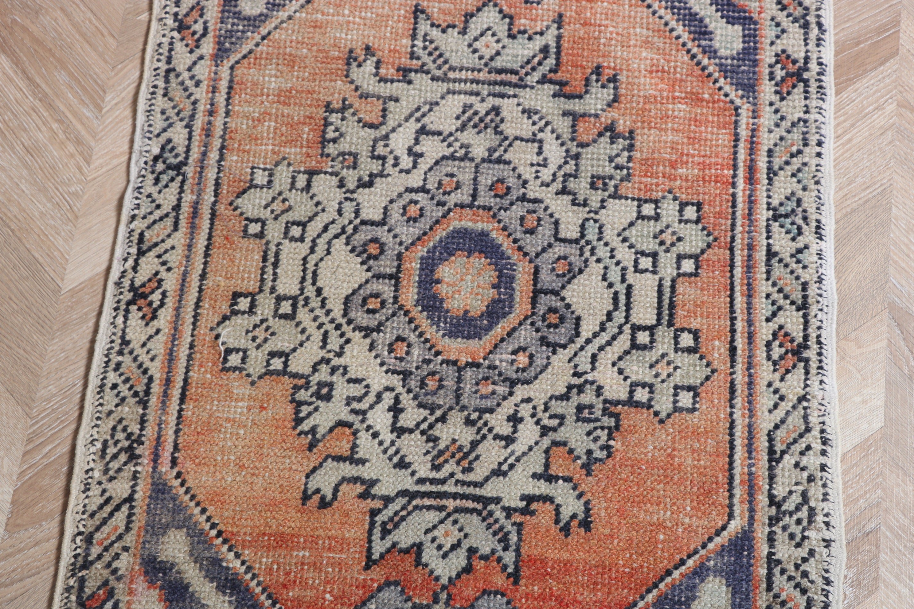 Düz Dokuma Halı, Vintage Halılar, Mutfak Halıları, Modern Halı, Anadolu Halısı, 1.7x2.8 ft Küçük Halı, Beyaz Yün Halılar, Küçük Boho Halıları, Türk Halıları