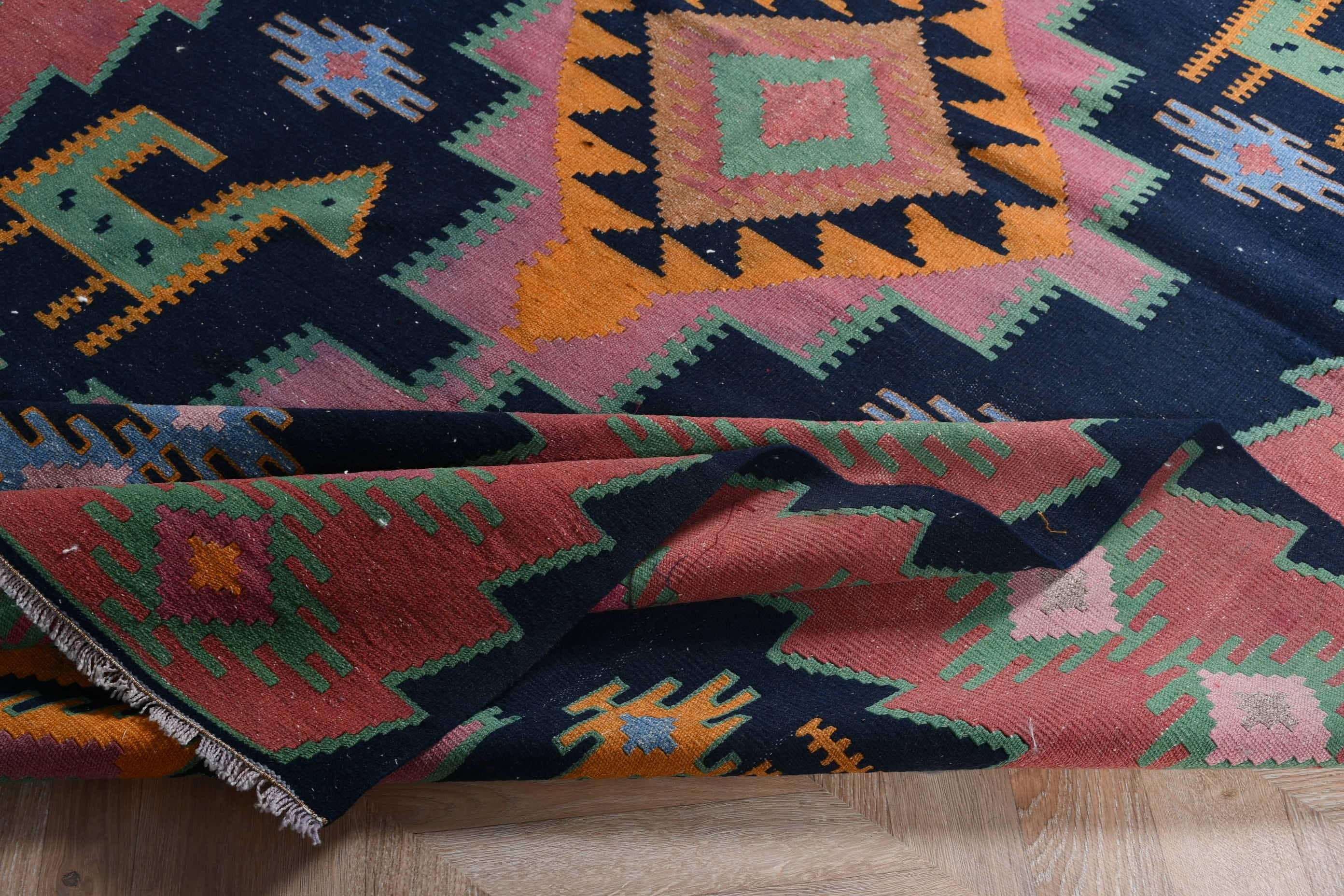 Fas Halısı, Pastel Halı, Türk Halısı, Oturma Odası Halıları, Salon Halısı, Oushak Halısı, Vintage Halılar, Kilim, Pembe Antika Halı, 5.5x9.7 ft Büyük Halı