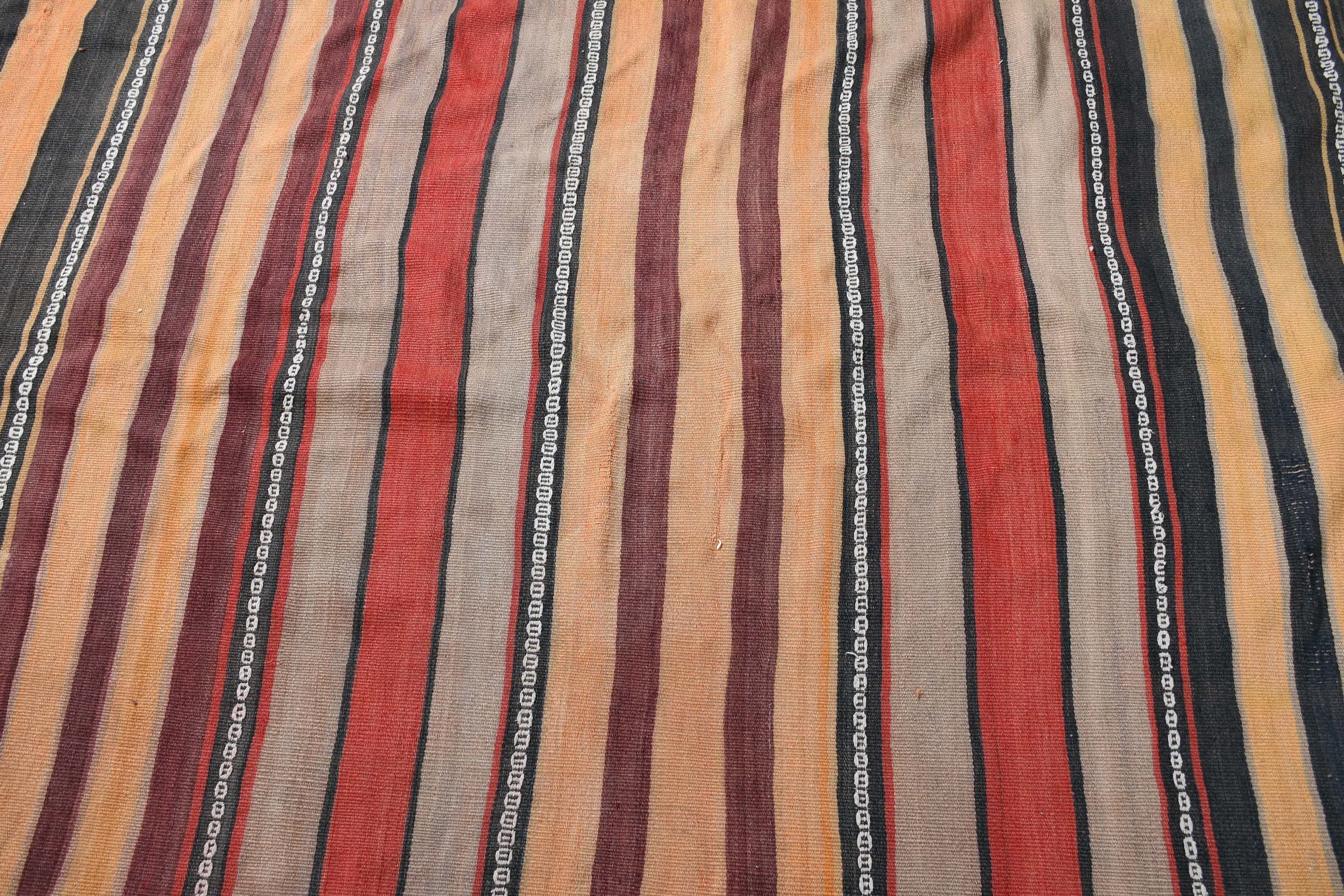 Turuncu Yer Halısı, Yün Halılar, Türk Halısı, 4.7x13 ft Runner Halısı, Vintage Halı, Mutfak Halıları, Oryantal Halı, Sessiz Halılar, Kilim, Merdiven Halısı