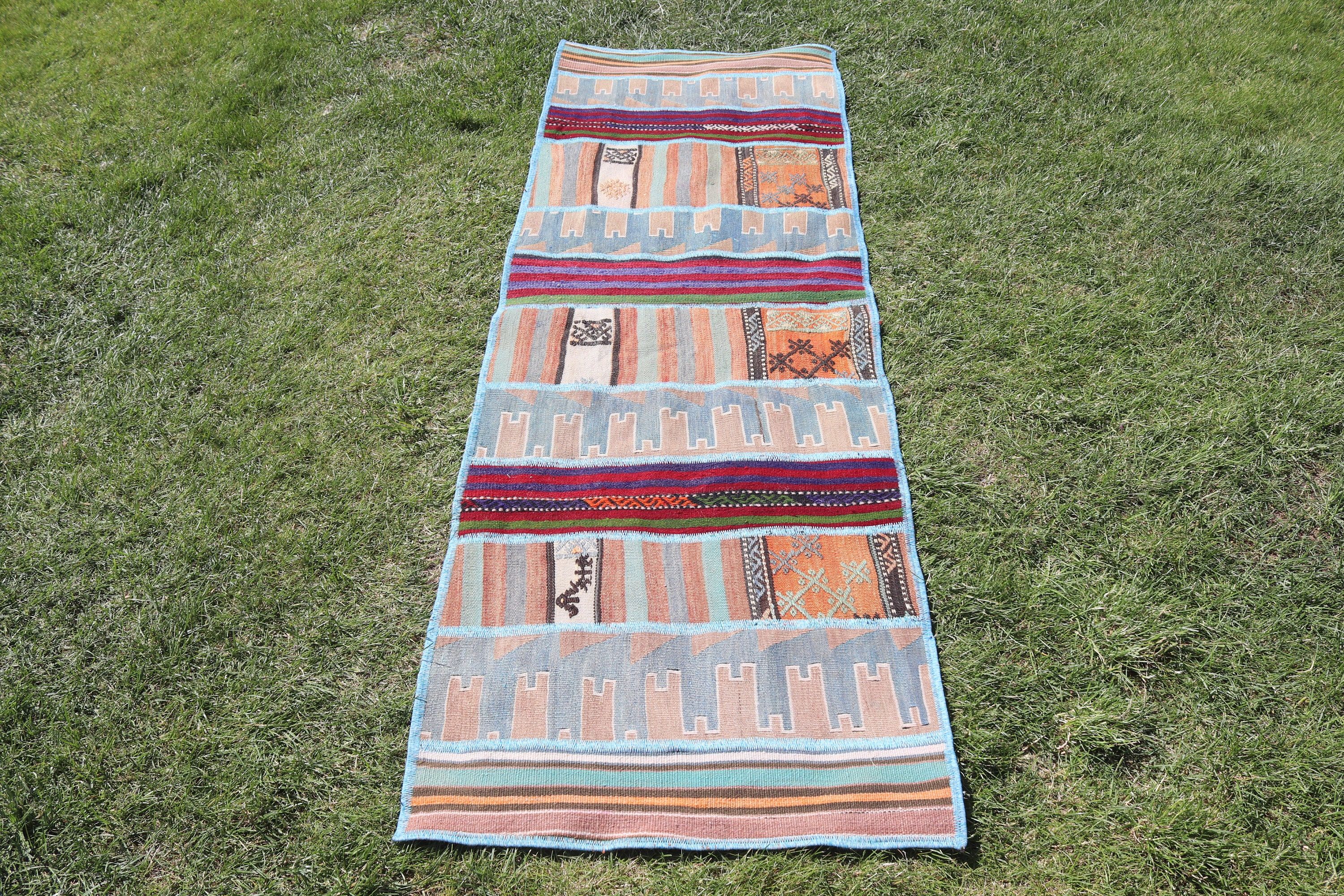 Oushak Halı, Yatak Odası Halıları, Estetik Halılar, Vintage Halı, 2.2x6.6 ft Runner Halıları, Mavi Soğuk Halı, Türk Halıları, Merdiven Halısı, Merdiven Halıları