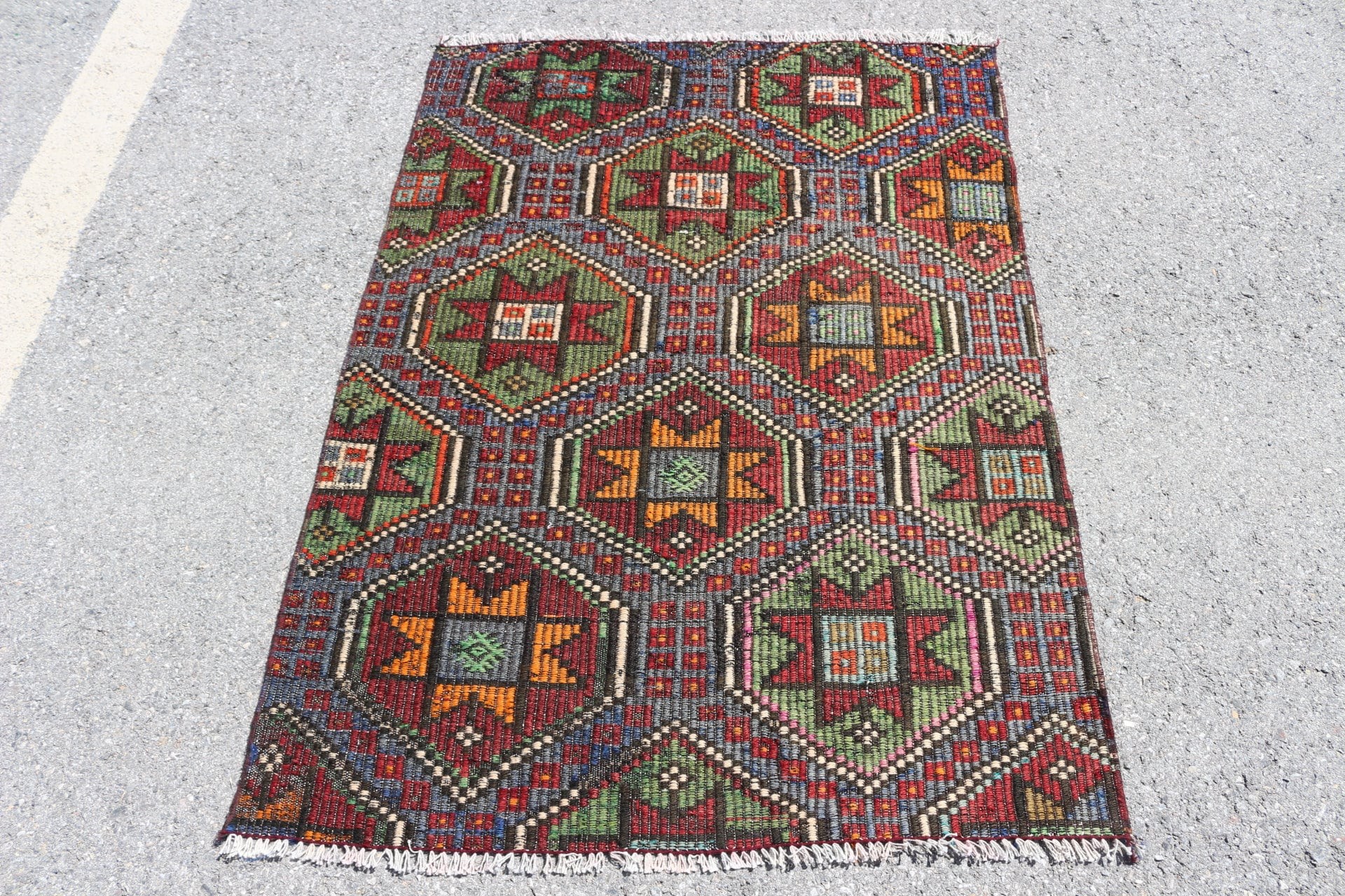 Vintage Halı, Duvara Asılı Halılar, Yeşil Mutfak Halısı, Yer Halısı, Türk Halısı, Yatak Odası Halıları, Kilim, Ev Dekor Halısı, 3.2x4.4 ft Küçük Halı