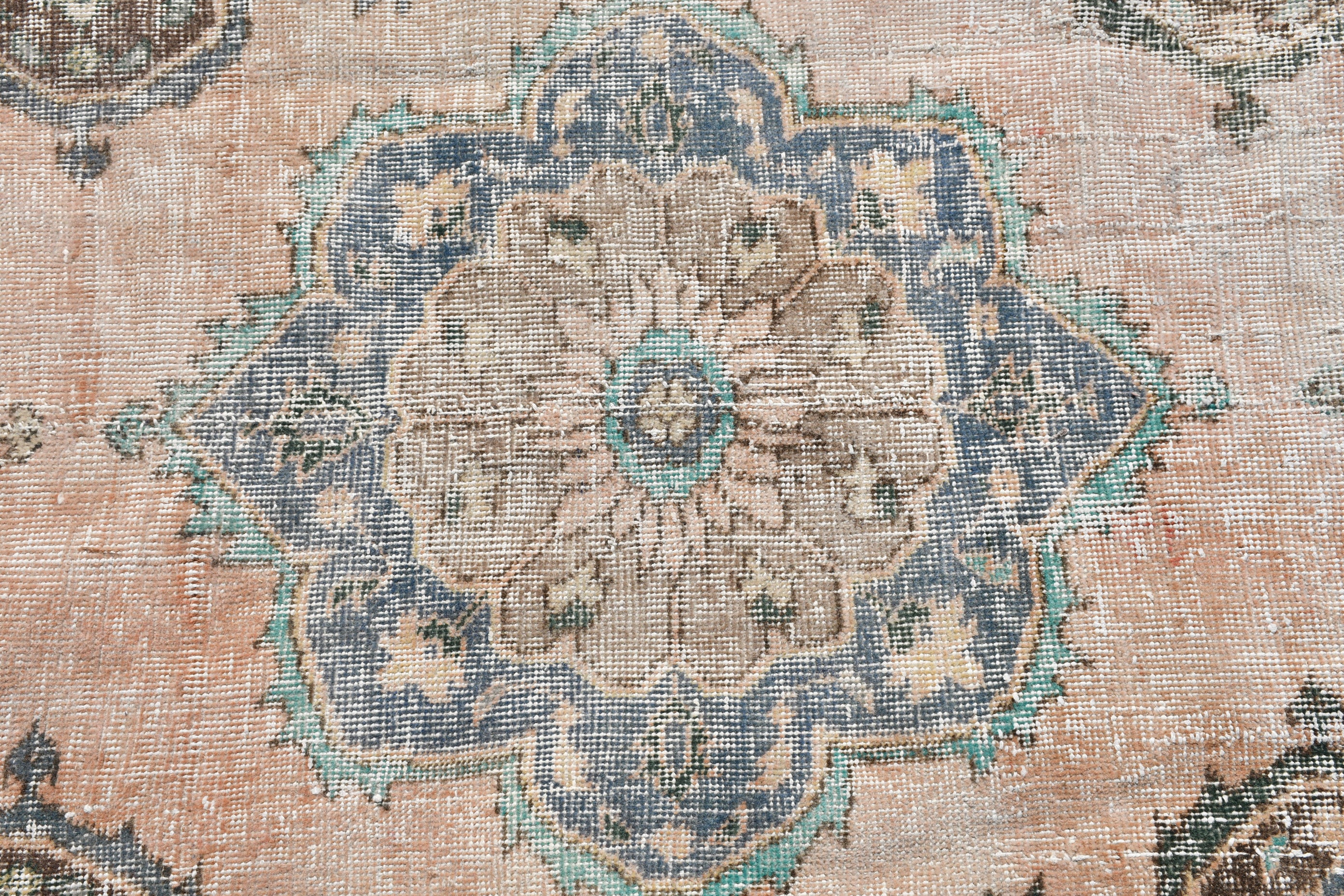 Pink Kitchen Rug, Hallway Rug, Muted Rug, Antique Rugs, Rugs for Runner, Floor Rugs, Turkish Rugs, 2.5x12.2 ft Runner Rugs, Vintage Rug