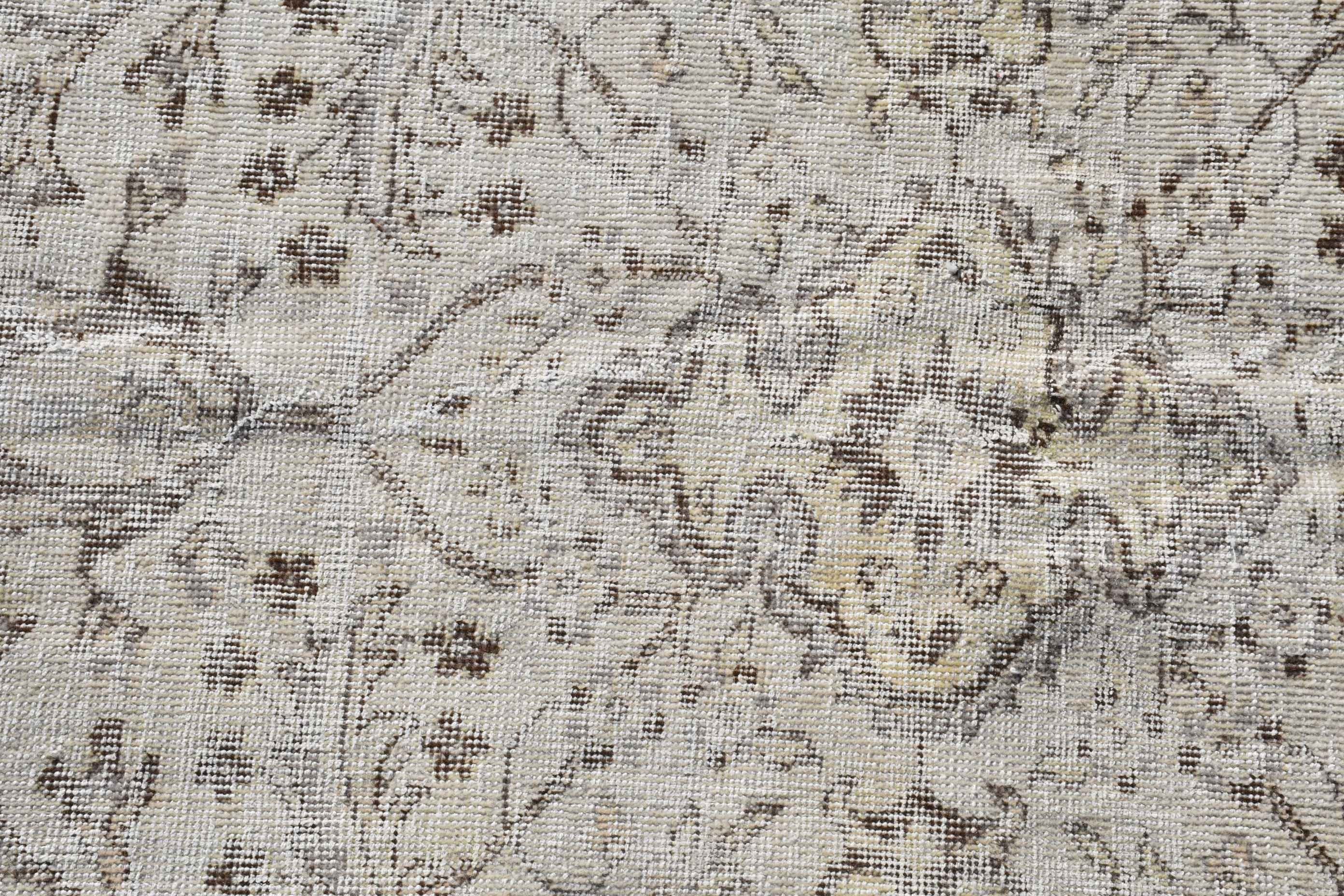 Living Room Rug, Oushak Rugs, Antique Rug, Beige  6.5x9.6 ft Large Rugs, Ethnic Rugs, Salon Rugs, Turkish Rug, Vintage Rug