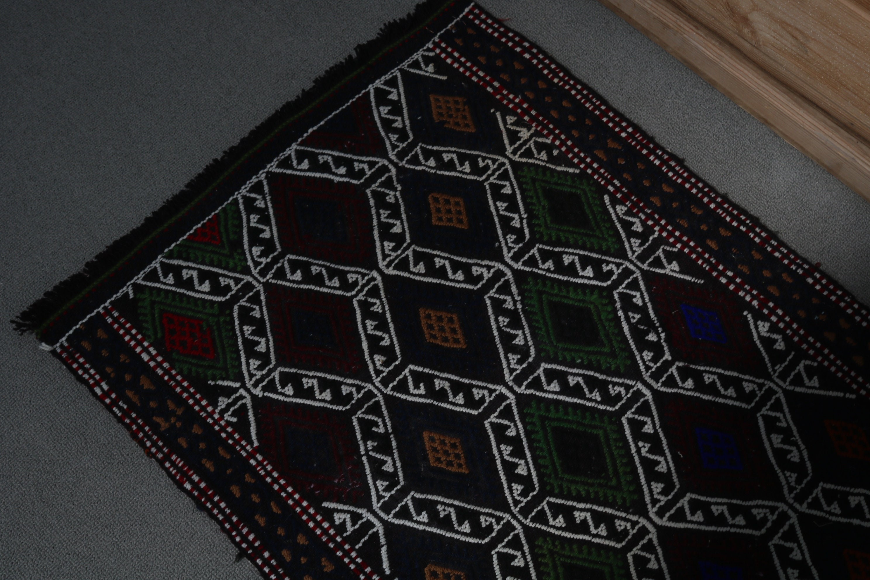 Mutfak Halıları, Yatak Odası Halısı, Kilim, Türk Halıları, Havalı Halılar, Retro Halı, Vintage Halı, Mavi 1.7x3 ft Küçük Halı, Fas Halıları