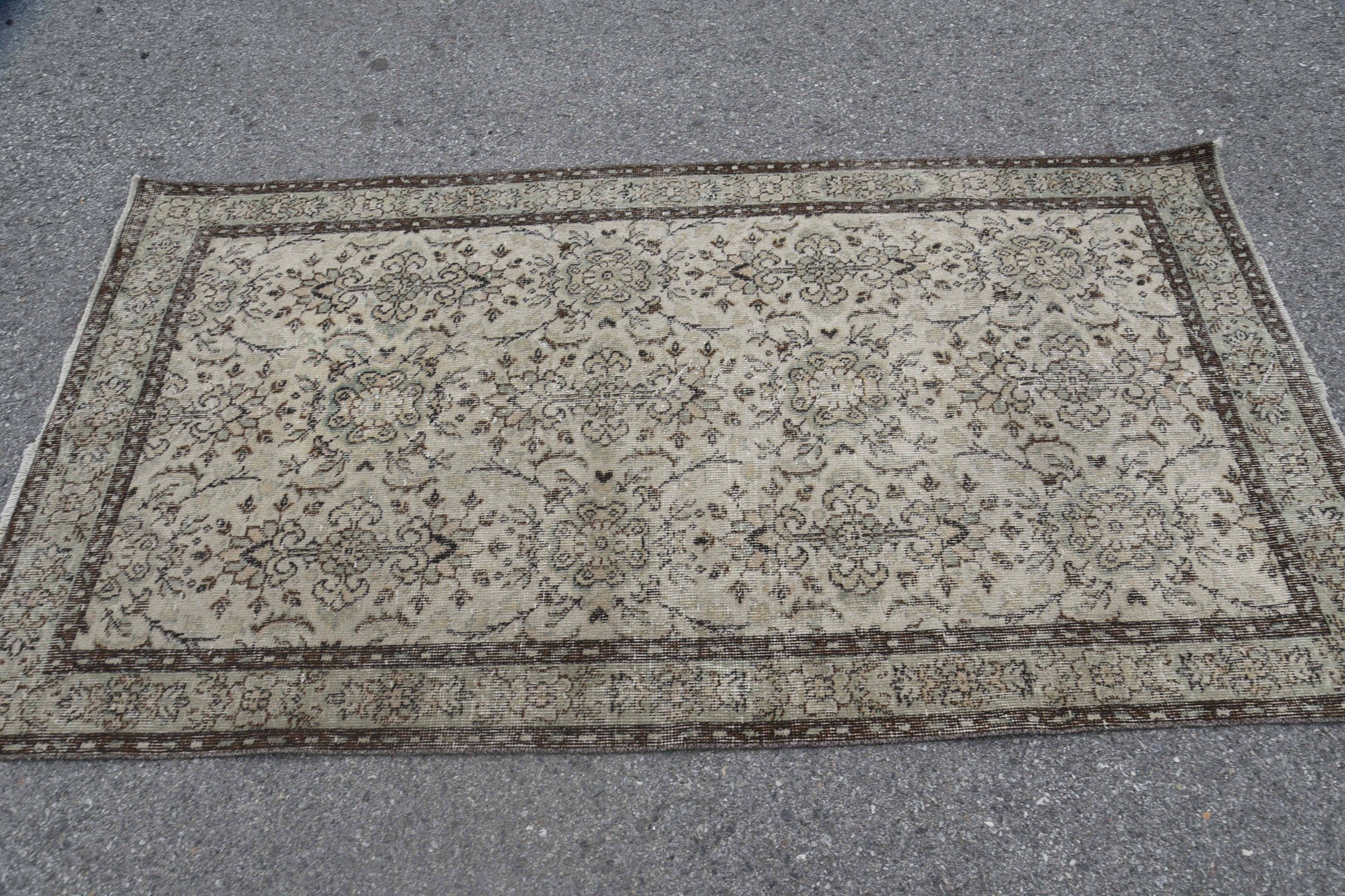 Living Room Rug, Floor Rug, Rugs for Bedroom, Bedroom Rug, Turkish Rug, Vintage Rug, Antique Rug, Boho Area Rug Rugs, 3.8x6.9 ft Area Rug