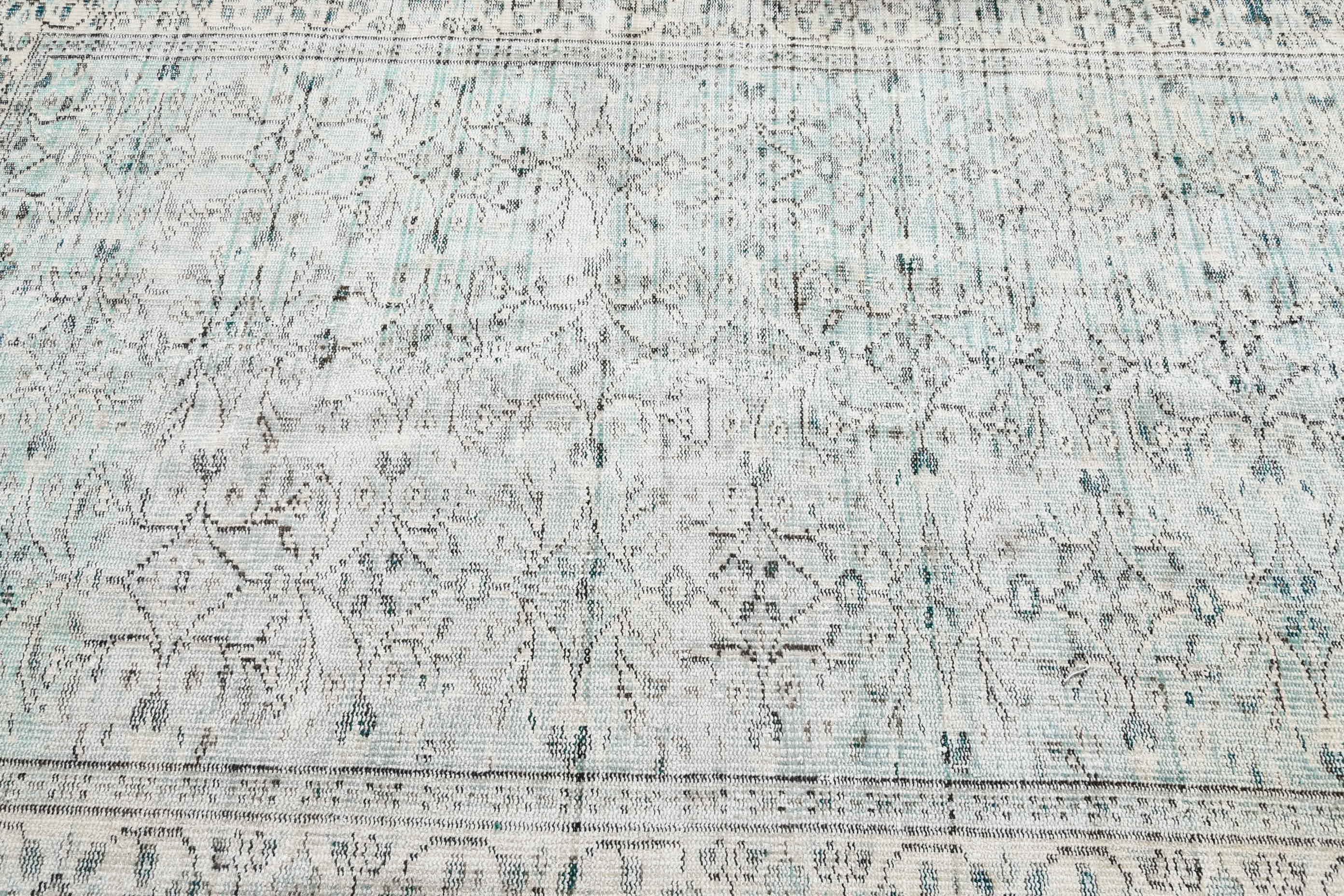 Green Home Decor Rug, Turkish Rug, Office Rug, Bedroom Rug, Vintage Rug, Rugs for Salon, 5.2x7.7 ft Large Rug, Wool Rugs, Dining Room Rug