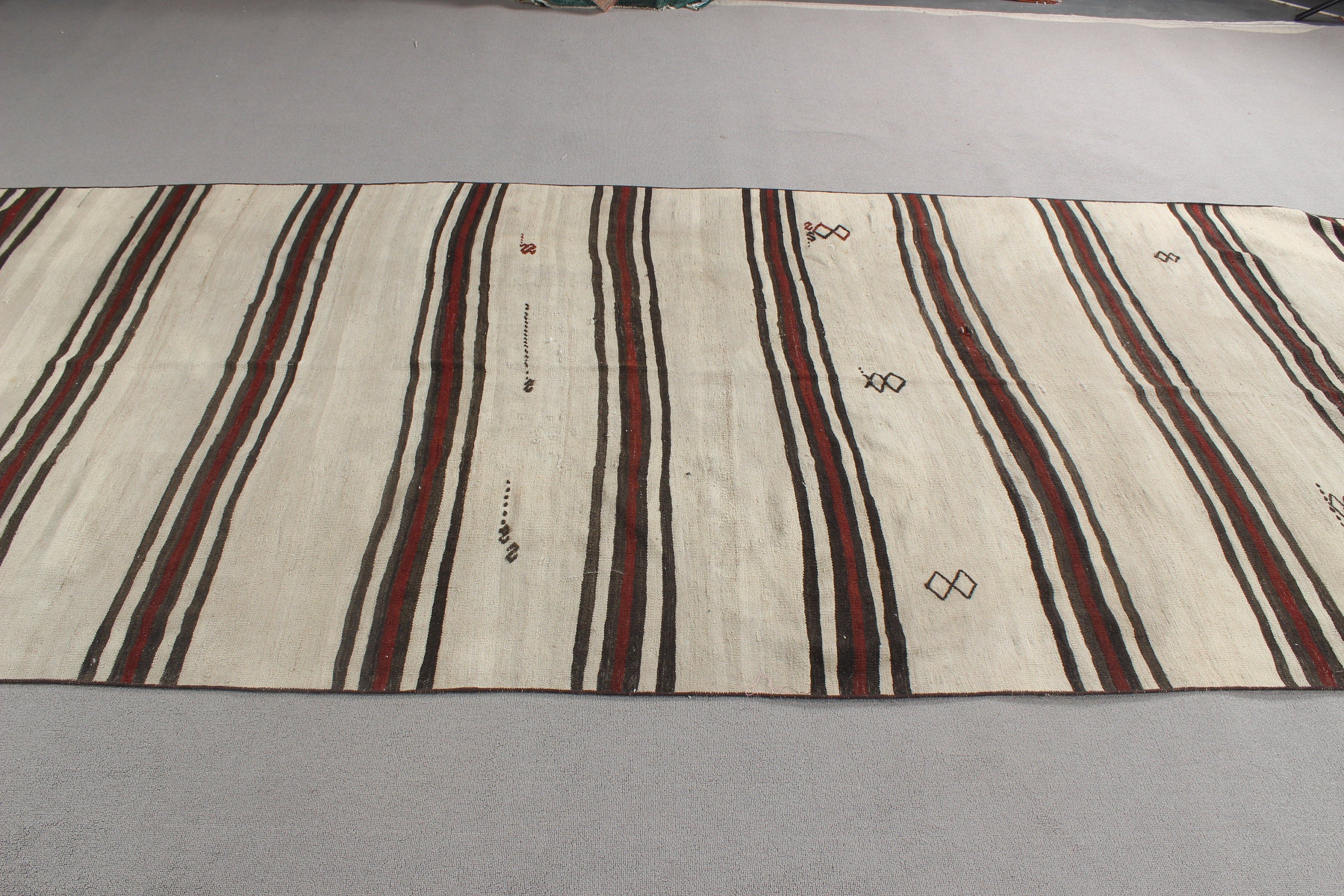 Oryantal Halılar, Dış Mekan Halıları, Geometrik Halılar, Kilim, Türk Halısı, Vintage Halı, Koridor Halıları, Bej Antika Halılar, 4,7x13,6 ft Yolluk Halıları