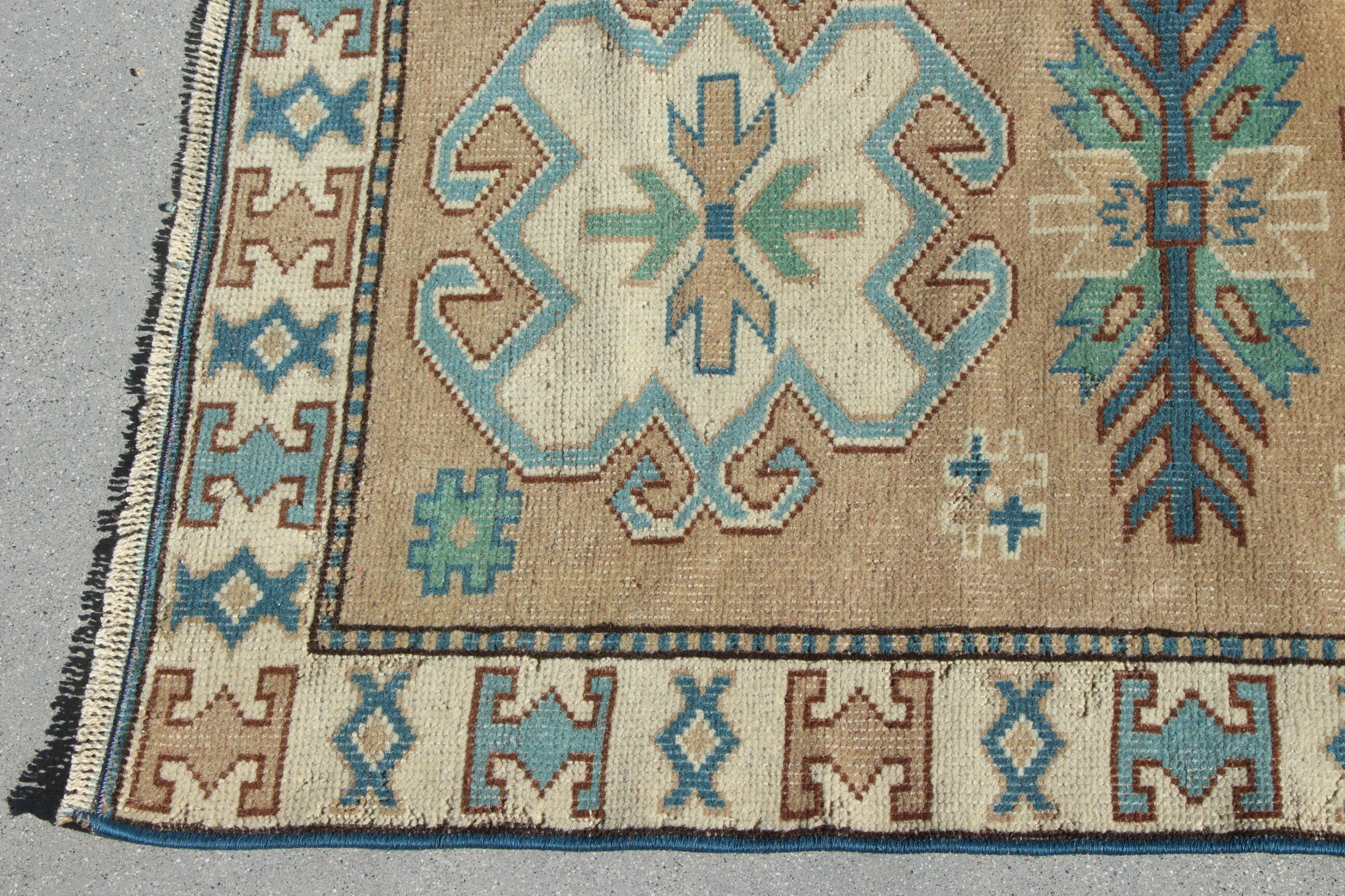 Blue  2.3x3.5 ft Small Rugs, Door Mat Rug, Vintage Rugs, Handwoven Rugs, Small Vintage Rugs, Aztec Rug, Boho Rugs, Turkish Rug