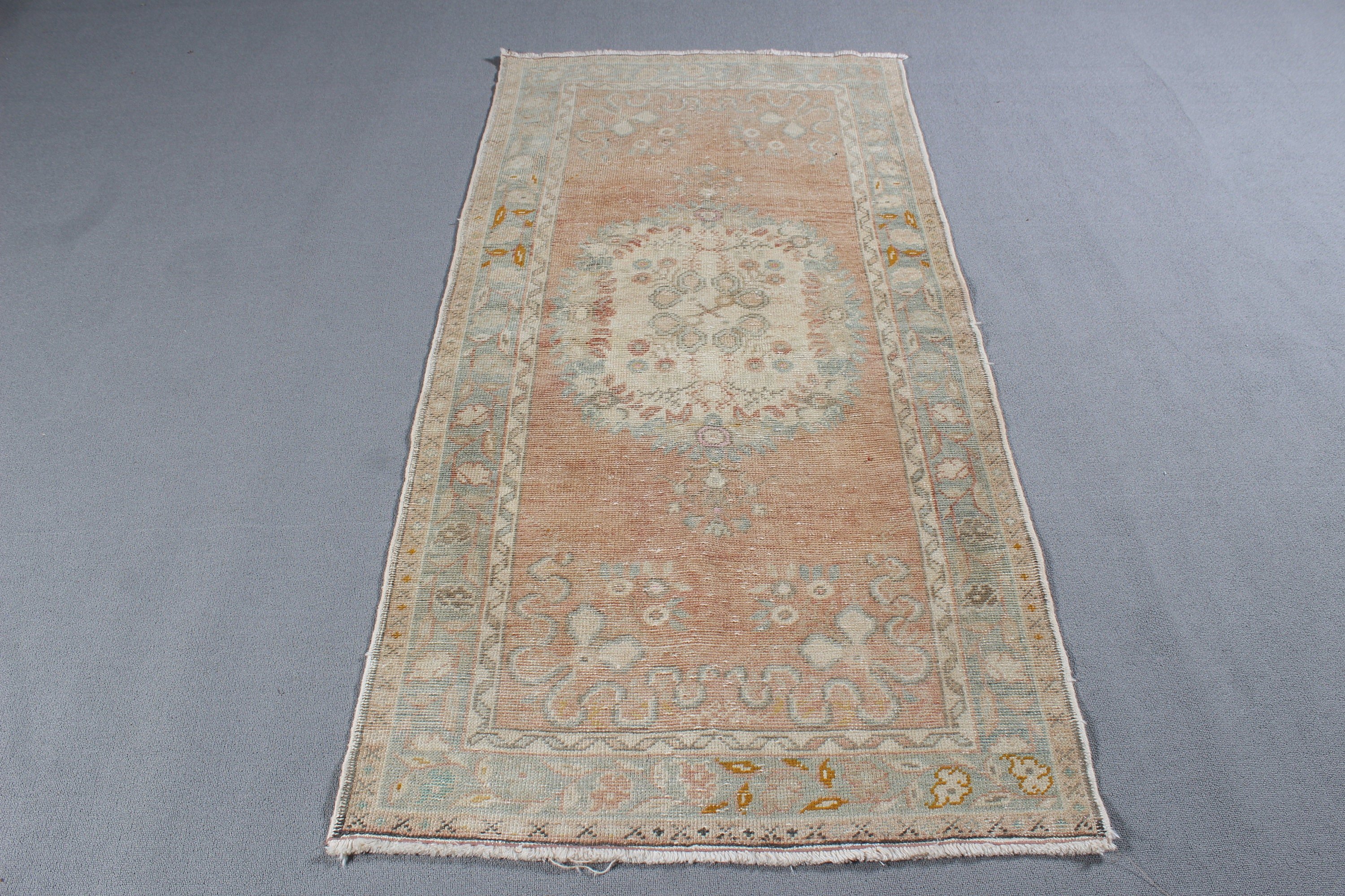 Vintage Rug, Boho Accent Rug, Bedroom Rugs, Turkish Rugs, 3.1x6.4 ft Accent Rug, Bronze Home Decor Rug, Neutral Rug