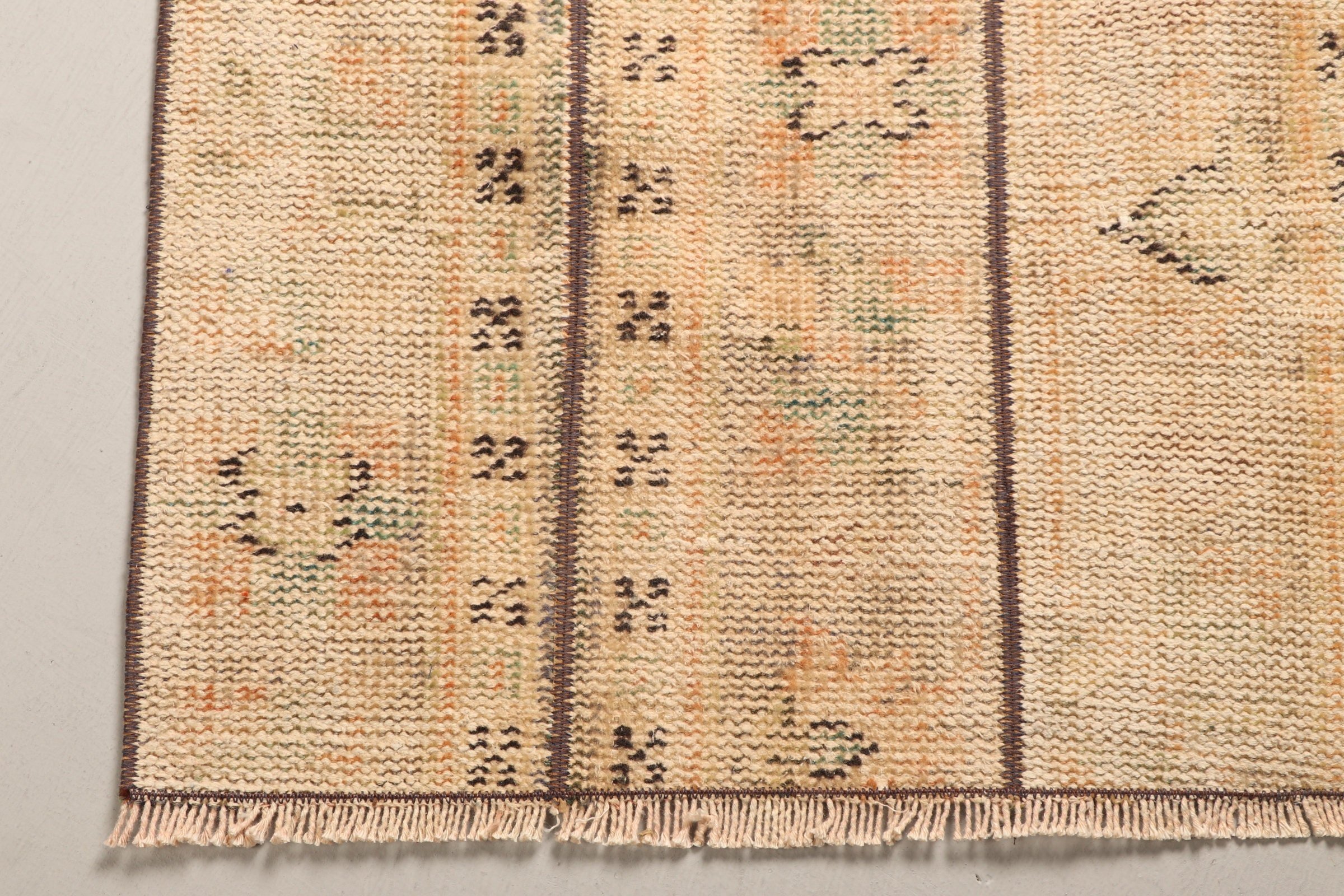 Vintage Rug, Kitchen Rug, Antique Rug, Nursery Rug, Bohemian Rug, Door Mat Rug, Turkish Rug, Beige Moroccan Rugs, 2.5x3.7 ft Small Rugs