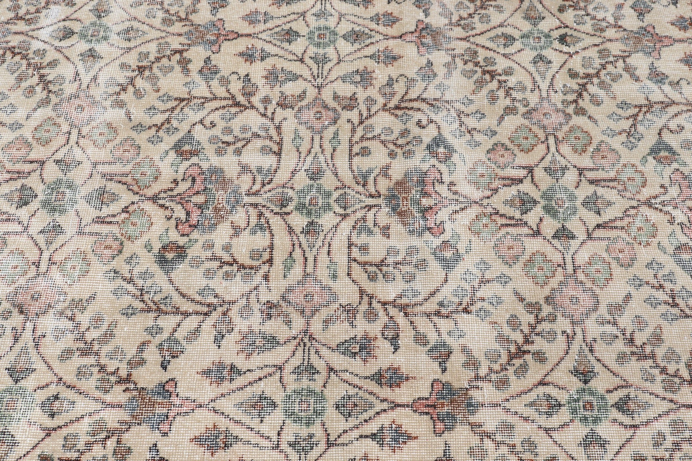 İç Mekan Halısı, Vintage Halı, Yatak Odası Halısı, Türk Halısı, Bej Zemin Halısı, Oturma Odası Halıları, 3,7x8,1 ft Alan Halısı, Soğuk Halı, Mutfak Halıları