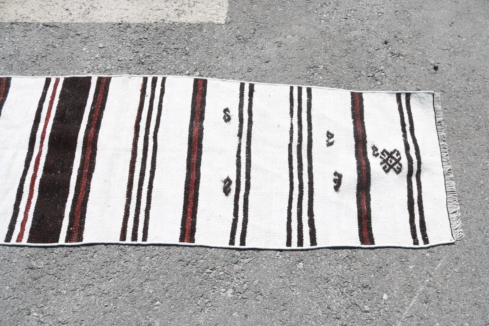 Kilim, El Dokuma Halılar, Merdiven Halısı, Vintage Halı, Soğuk Halı, Koridor Halısı, Oryantal Halılar, 2x7,1 ft Yolluk Halısı, Koridor Halıları, Türk Halıları