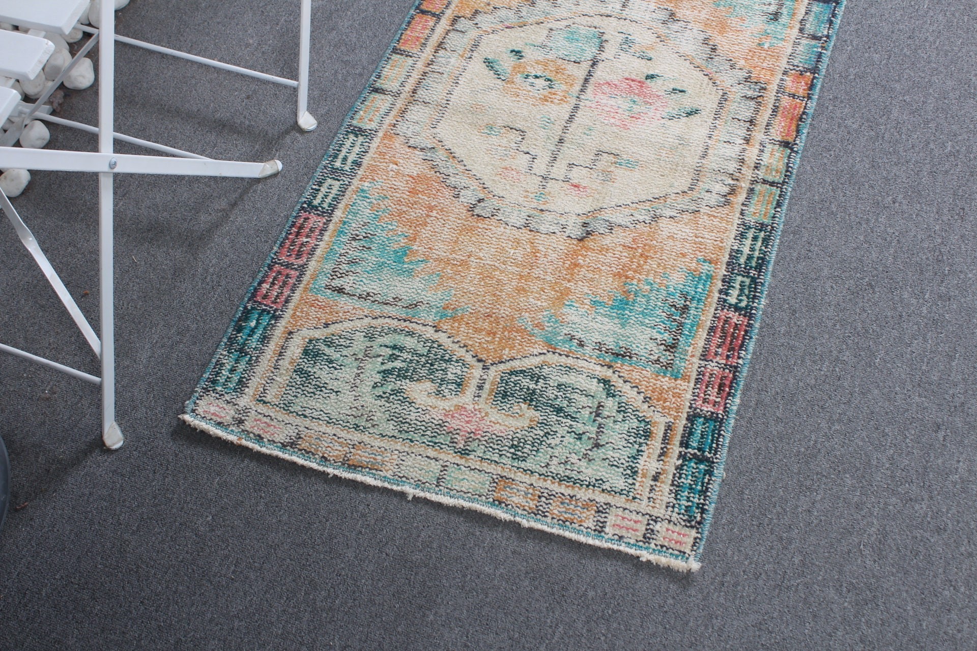 Old Rugs, Nursery Rug, Entry Rugs, Turkish Rug, Green Antique Rugs, Moroccan Rug, Home Decor Rug, 1.9x3.6 ft Small Rug, Vintage Rug