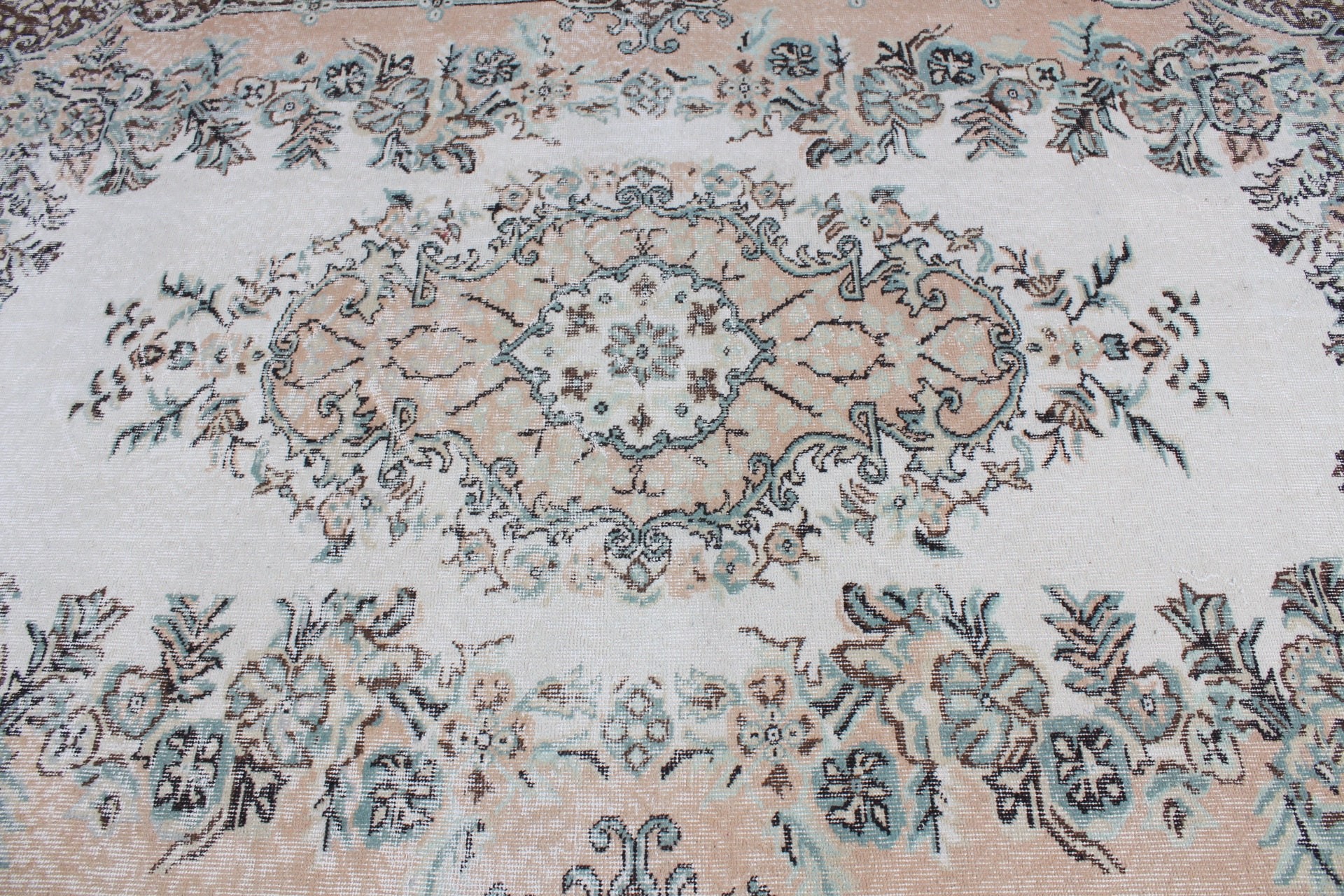 5.7x9.1 ft Büyük Halı, Yemek Odası Halıları, Vintage Halı, Turuncu Antika Halı, Yatak Odası Halısı, Kabile Halıları, Havalı Halı, Mutfak Halısı, Türk Halıları