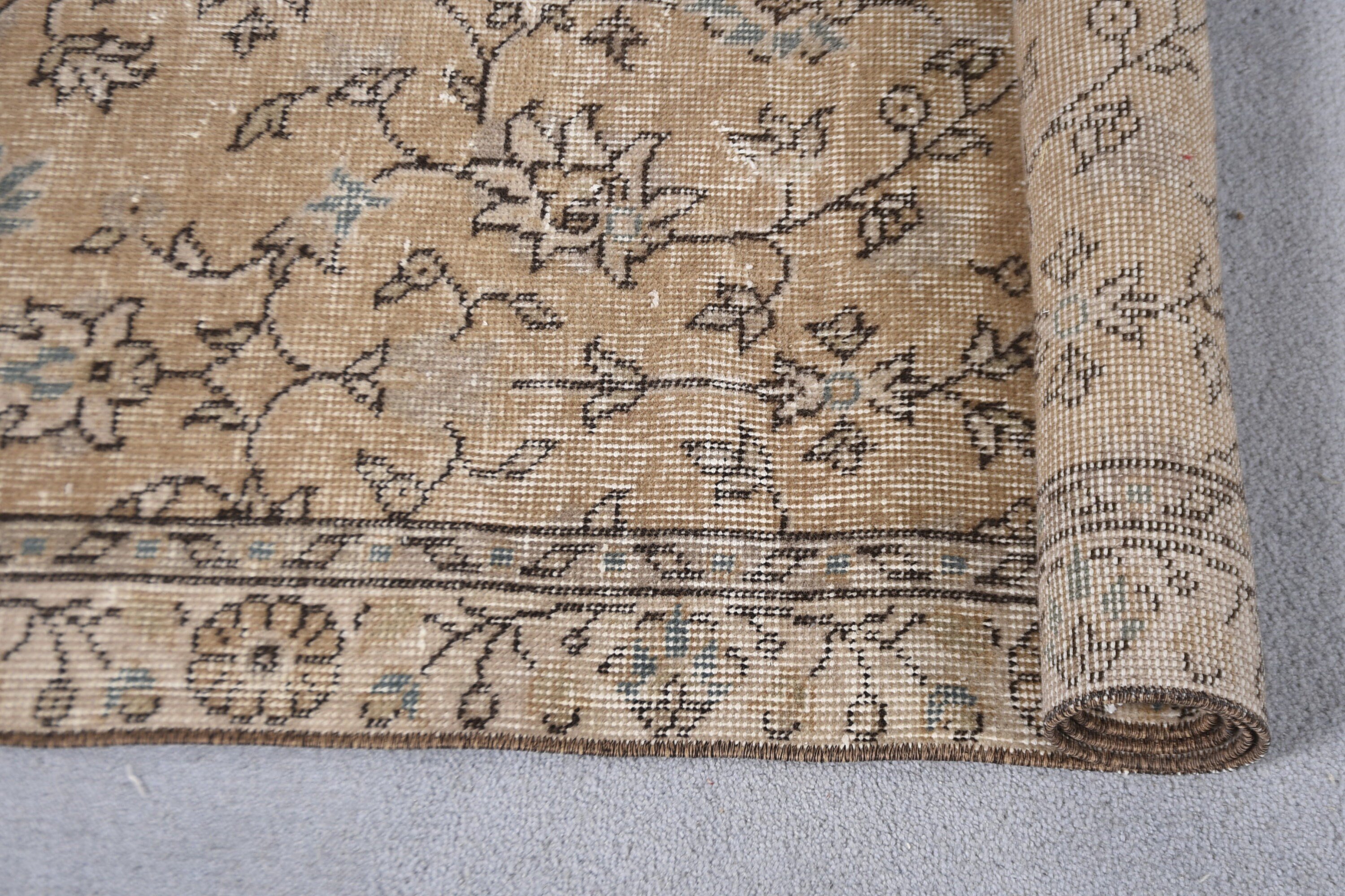 Mutfak Halıları, Mutfak Halısı, Açıklama Halıları, Türk Halısı, Mavi Nötr Halılar, Giriş Halısı, Vintage Halılar, 2,9x6,1 ft Vurgu Halıları, Havalı Halı