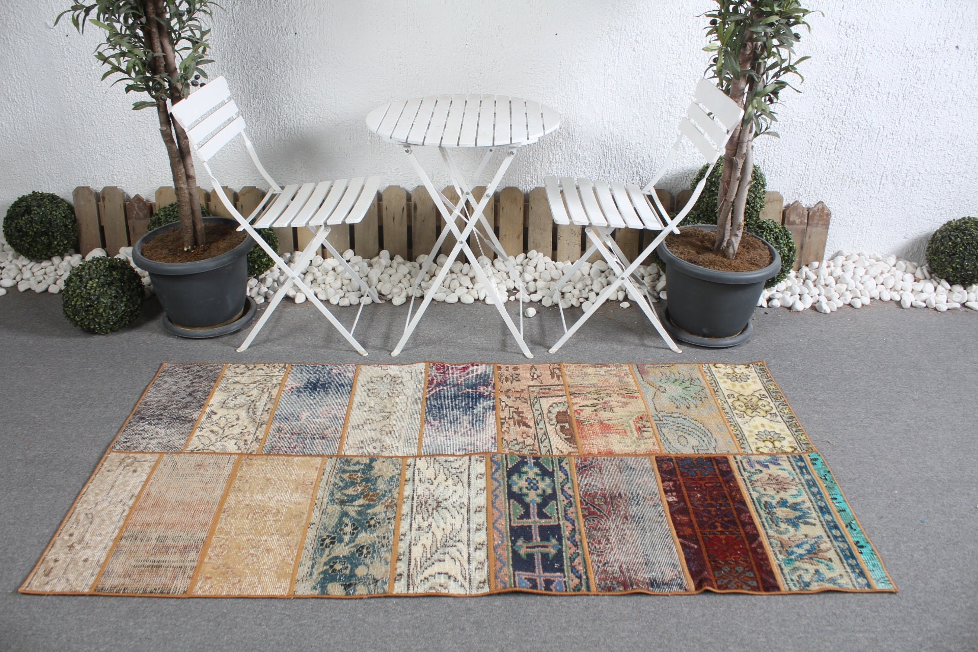 Vintage Rug, 3.2x6.5 ft Accent Rugs, Floor Rugs, Entry Rug, Turkish Rug, Old Rug, Nursery Rug, Cool Rug, Beige Wool Rug, Rugs for Nursery