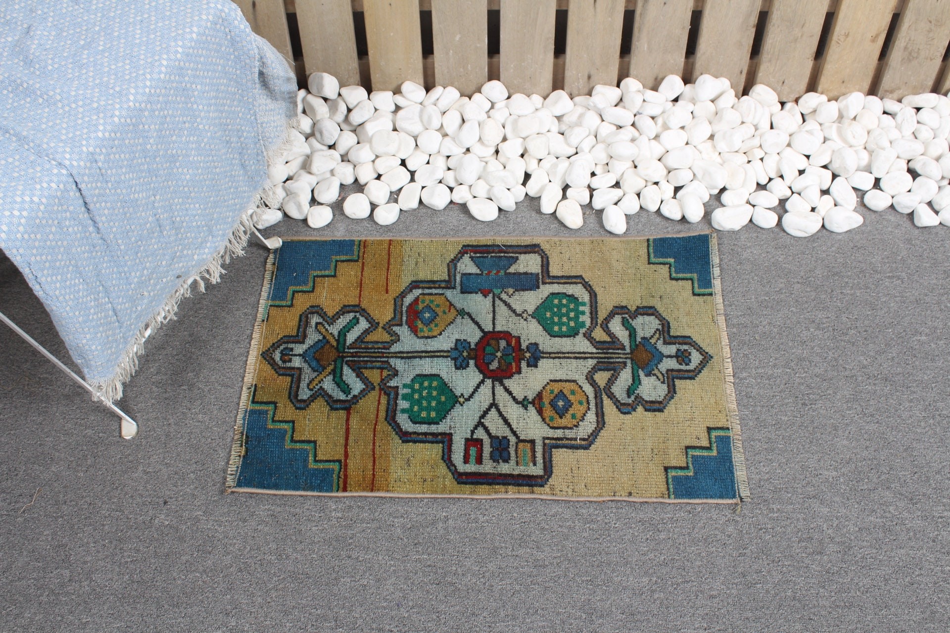 Turkish Rug, Nomadic Rugs, Home Decor Rug, 1.4x2.3 ft Small Rug, Moroccan Rug, Car Mat Rug, Vintage Rug, Door Mat Rug, Beige Moroccan Rug