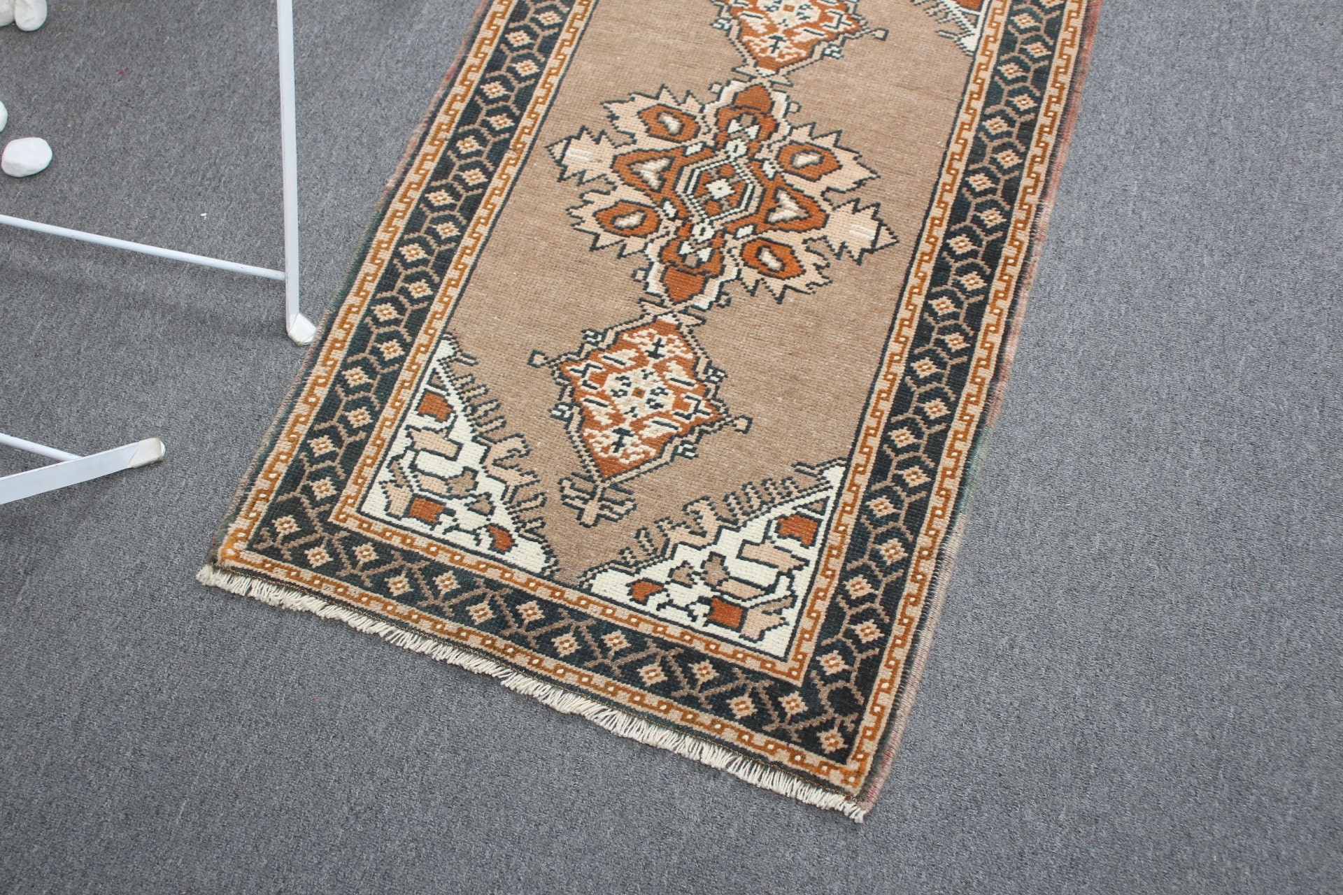 Bedroom Rugs, Home Decor Rugs, Brown Home Decor Rug, Door Mat Rugs, 1.9x3.1 ft Small Rugs, Vintage Rugs, Turkish Rugs