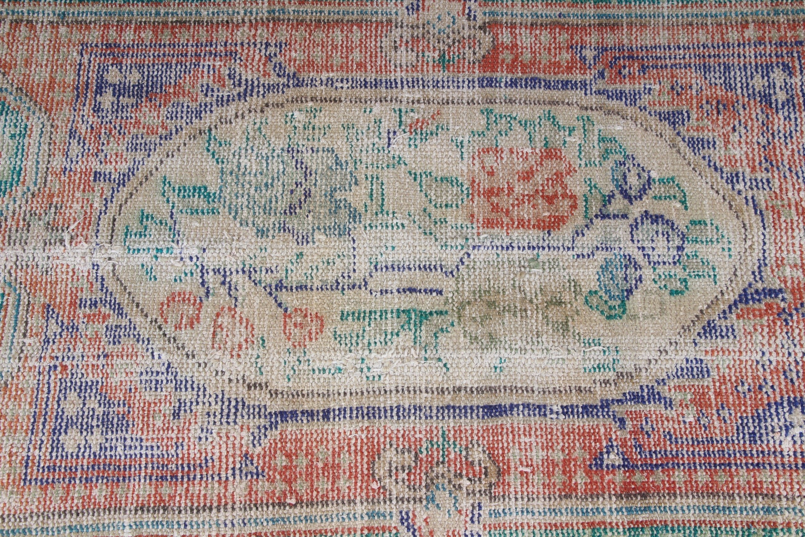 El Dokuma Halı, Vintage Halı, Geometrik Halılar, Araba Paspas Halısı, 2.1x4.4 ft Küçük Halı, Yer Halısı, Turuncu Düz Dokuma Halılar, Banyo Halısı, Türk Halıları