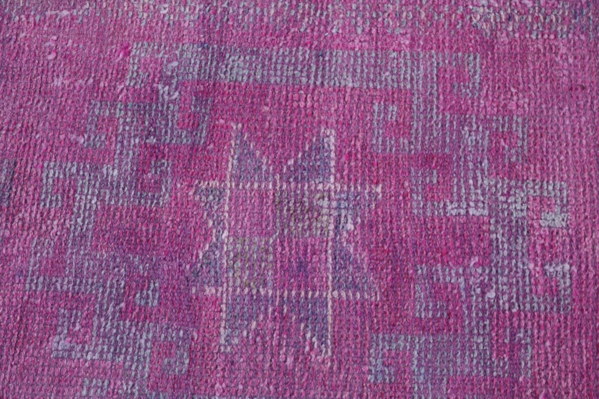 Pembe Lüks Halılar, Ev Dekorasyonu Halısı, 2.6x11.1 ft Runner Halısı, Türk Halısı, Koridor Halıları, Boho Halısı, Koridor Halısı, Vintage Halı