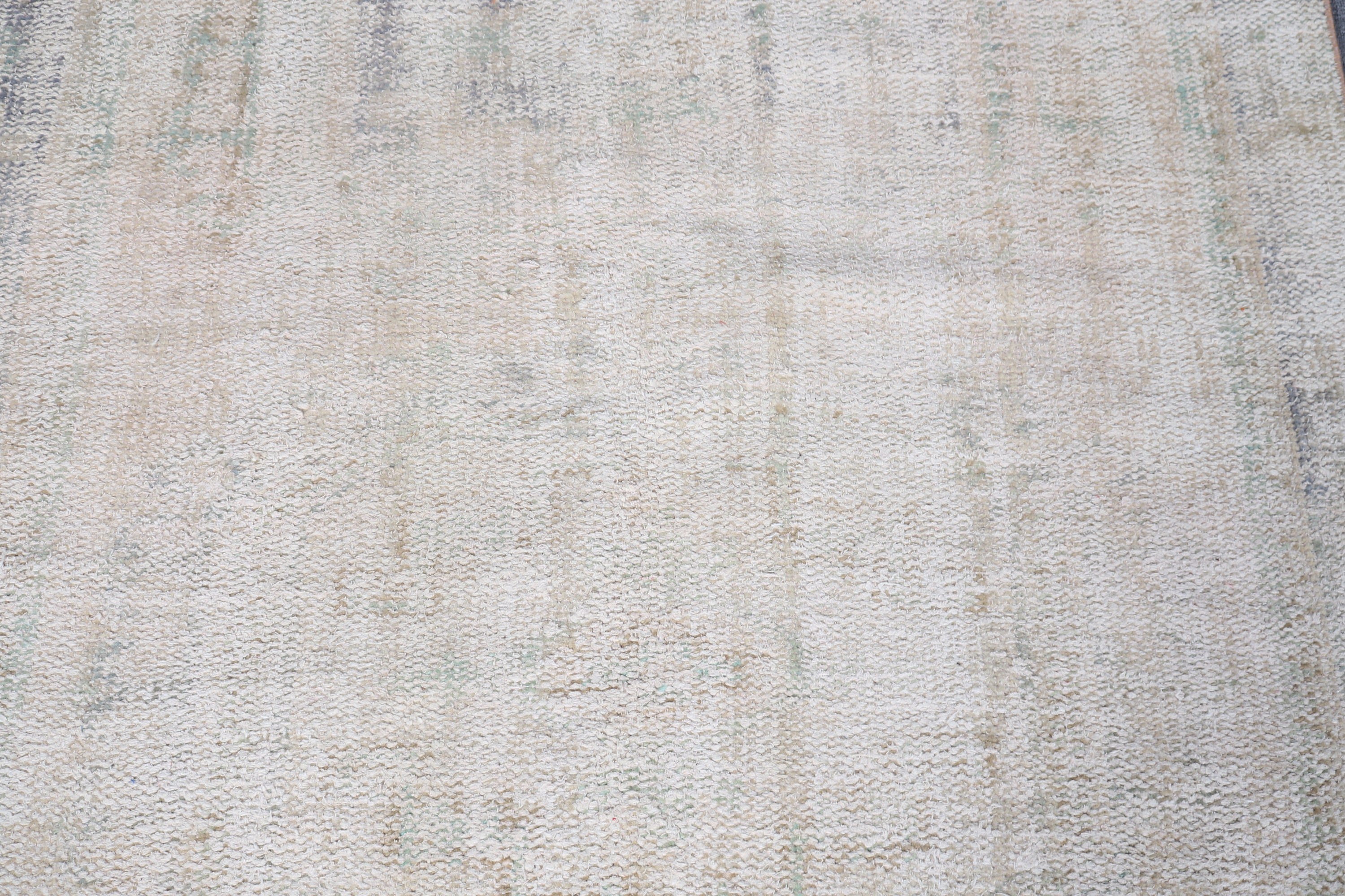 Kitchen Rug, Turkish Rug, Entry Rug, Beige Anatolian Rug, Antique Rug, 3.6x4 ft Small Rugs, Rugs for Kitchen, Vintage Rug