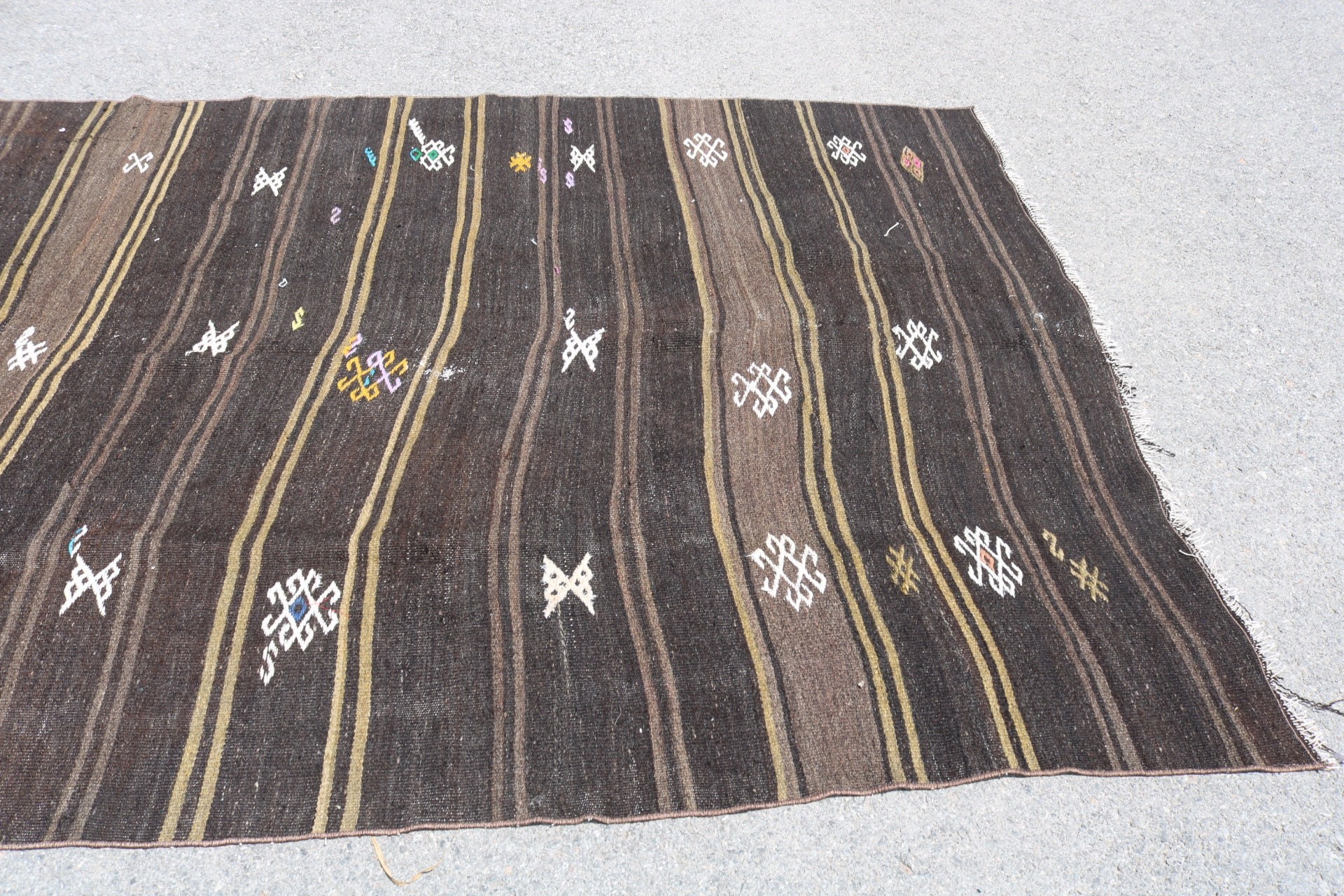 Living Room Rug, Kilim, 6.1x10.8 ft Large Rugs, Dining Room Rug, Rugs for Bedroom, Antique Rugs, Vintage Rugs, Colorful Rugs, Turkish Rug