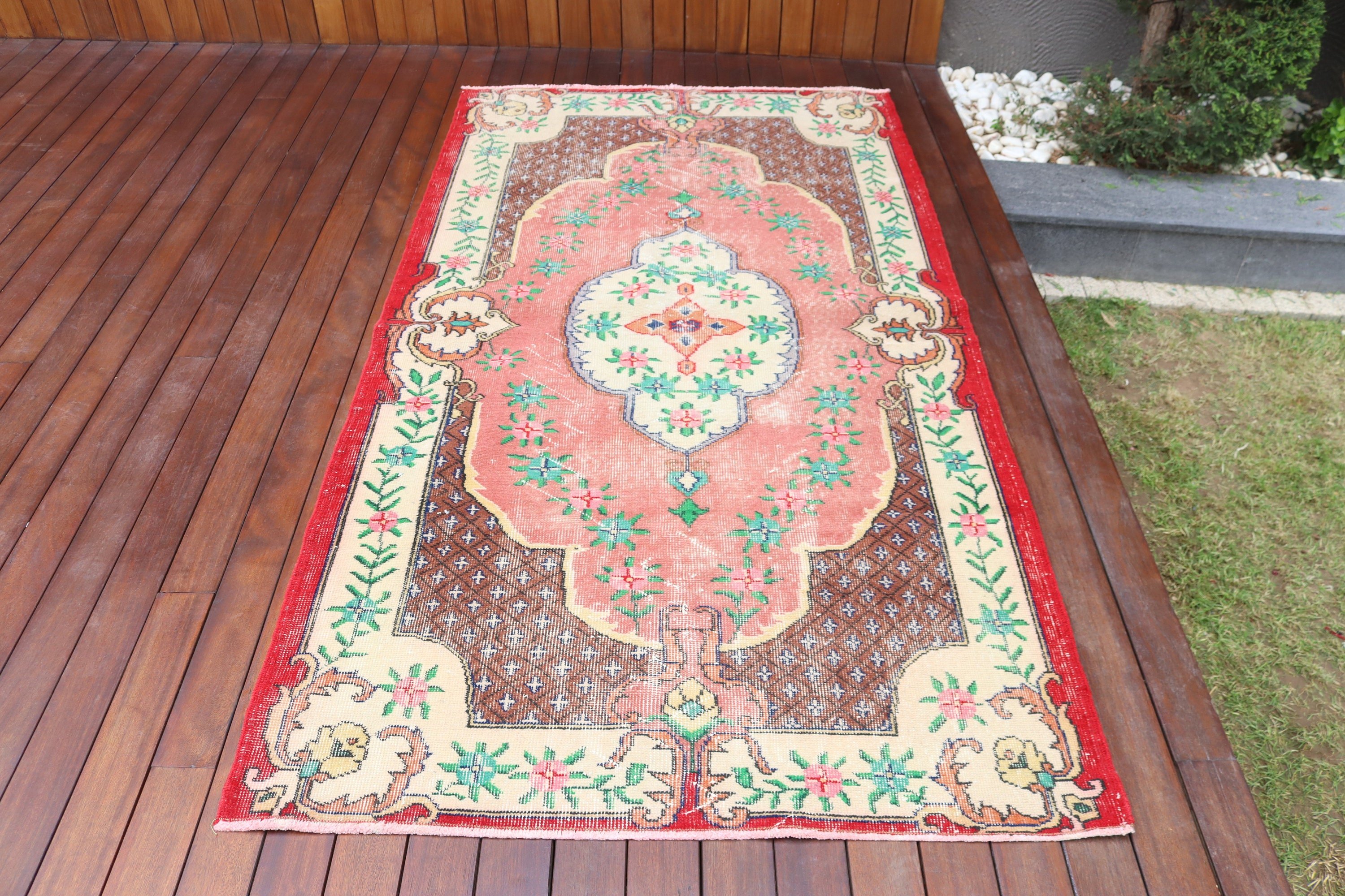 Açıklama Halıları, Lüks Halı, Pembe Modern Halı, Boho Alan Halısı, 3,9x7,4 ft Alan Halıları, Türk Halıları, Nötr Halı, Mutfak Halısı, Vintage Halı