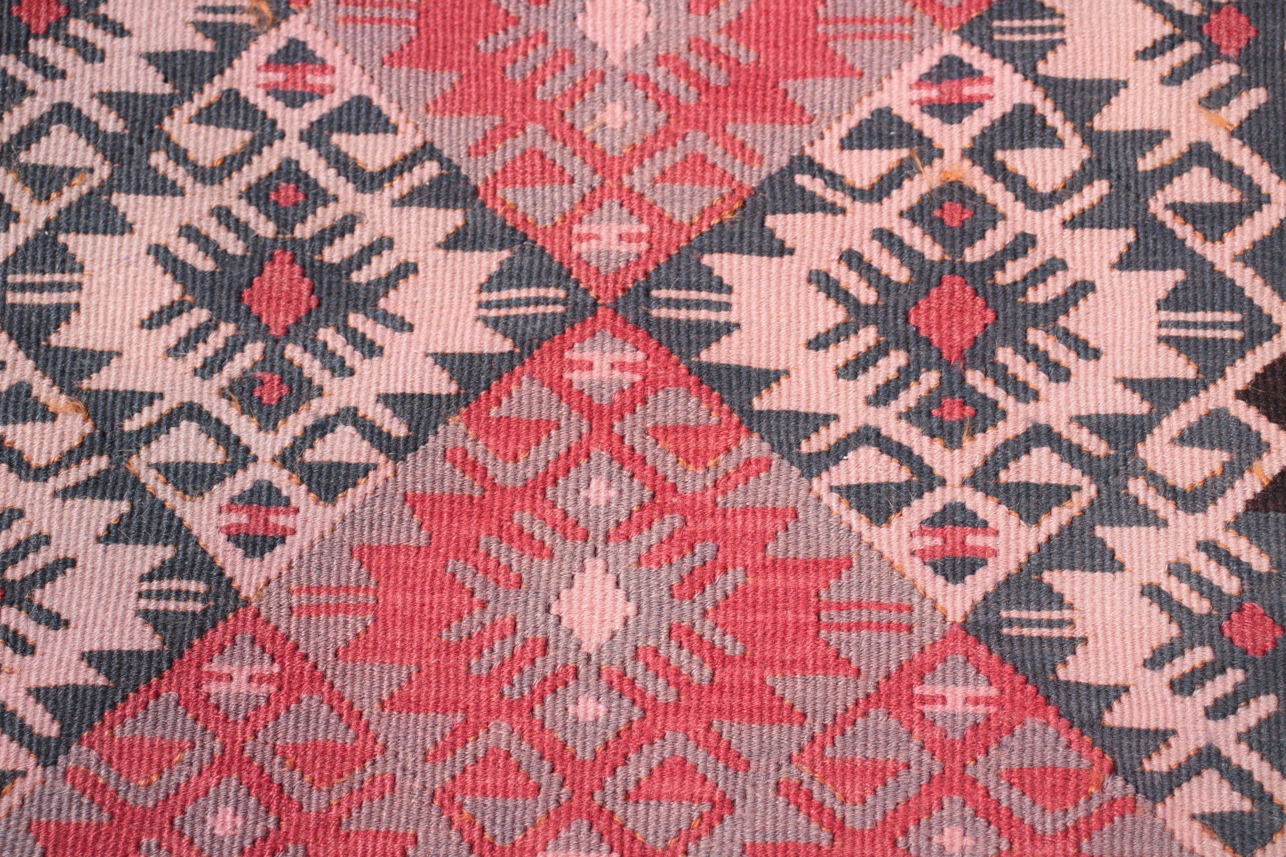 Yer Halısı, Kırmızı Boho Halıları, Çocuk Halısı, Kilim, Antika Halı, 1.8x3.2 ft Küçük Halı, Ev Dekor Halısı, Türk Halıları, Vintage Halılar, Küçük Boho Halısı