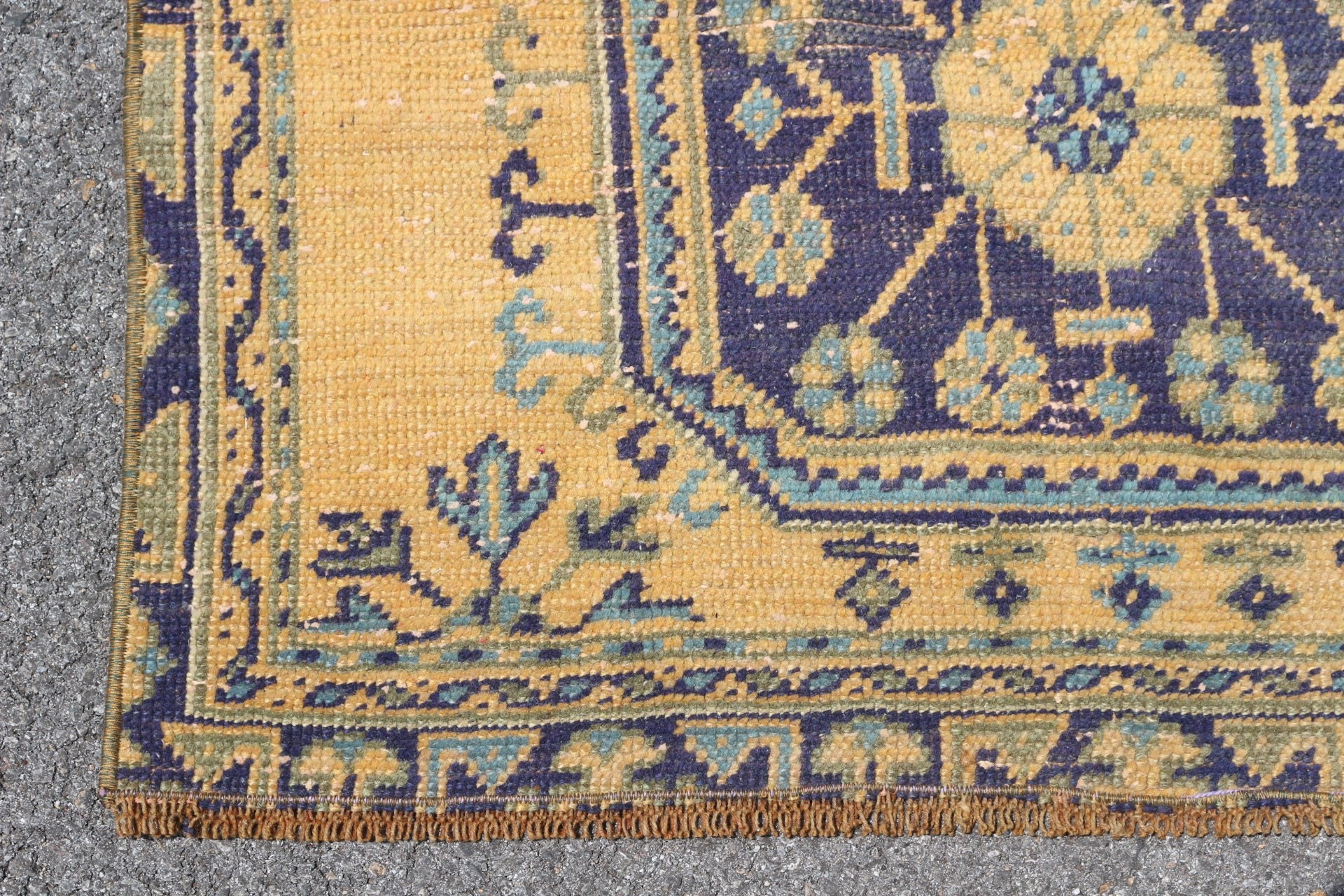 Kitchen Rug, Cool Rug, Rugs for Stair, Moroccan Rug, Orange Oushak Rug, Vintage Rugs, Corridor Rug, 3.1x10.3 ft Runner Rug, Turkish Rug