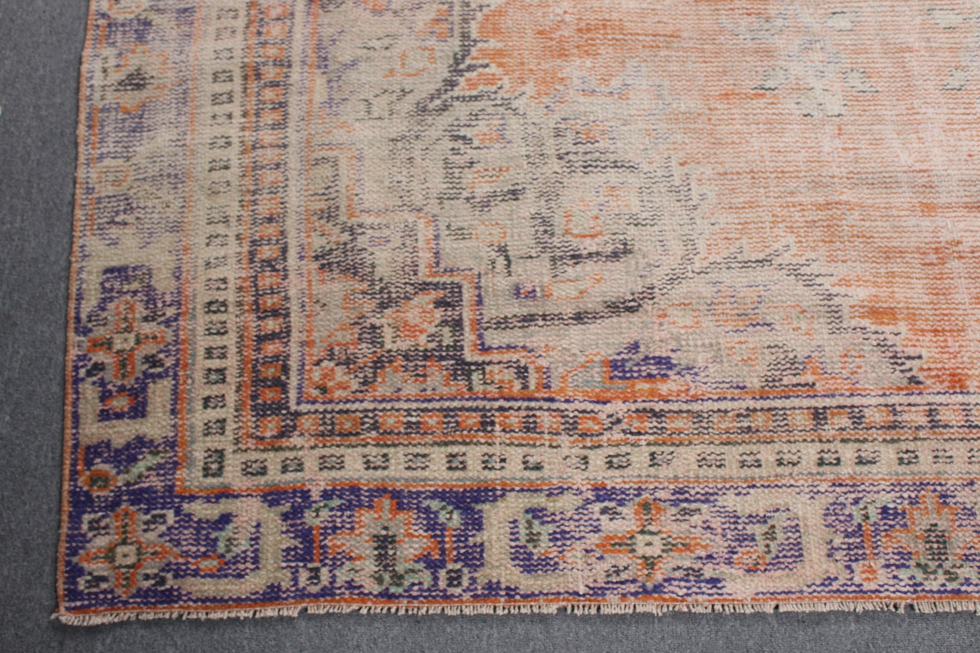 Oturma Odası Halısı, Havalı Halılar, Anadolu Halısı, 6.2x10.8 ft Büyük Halı, Yemek Odası Halısı, Yer Halısı, Türk Halıları, Vintage Halı, Turuncu Antika Halı