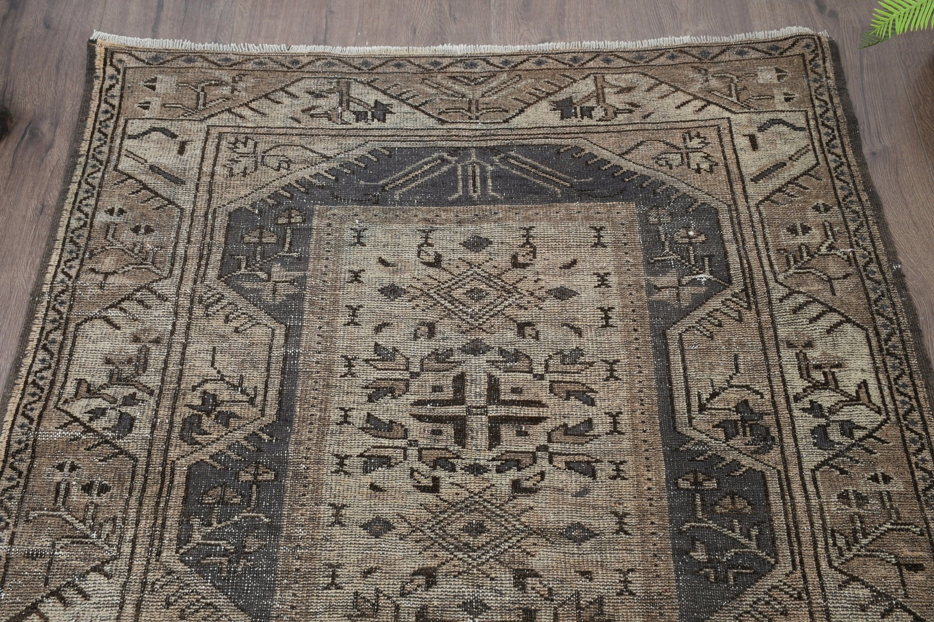 3.6x6.4 ft Accent Halı, Türk Halıları, Yün Halı, Mutfak Halısı, Vintage Halı, Yatak Odası Halısı, Eklektik Halı, Mutfak Halıları, Bej Anadolu Halıları