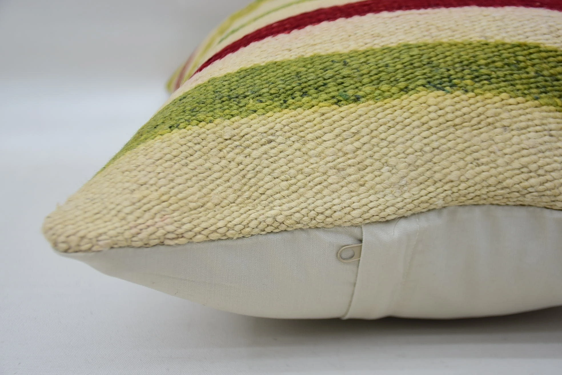 Interior Designer Pillow, Accent Pillow Cover, Pastel Pillow Cover, 16"x24" Beige Cushion Case, Pillow for Sofa, Kilim Pillow