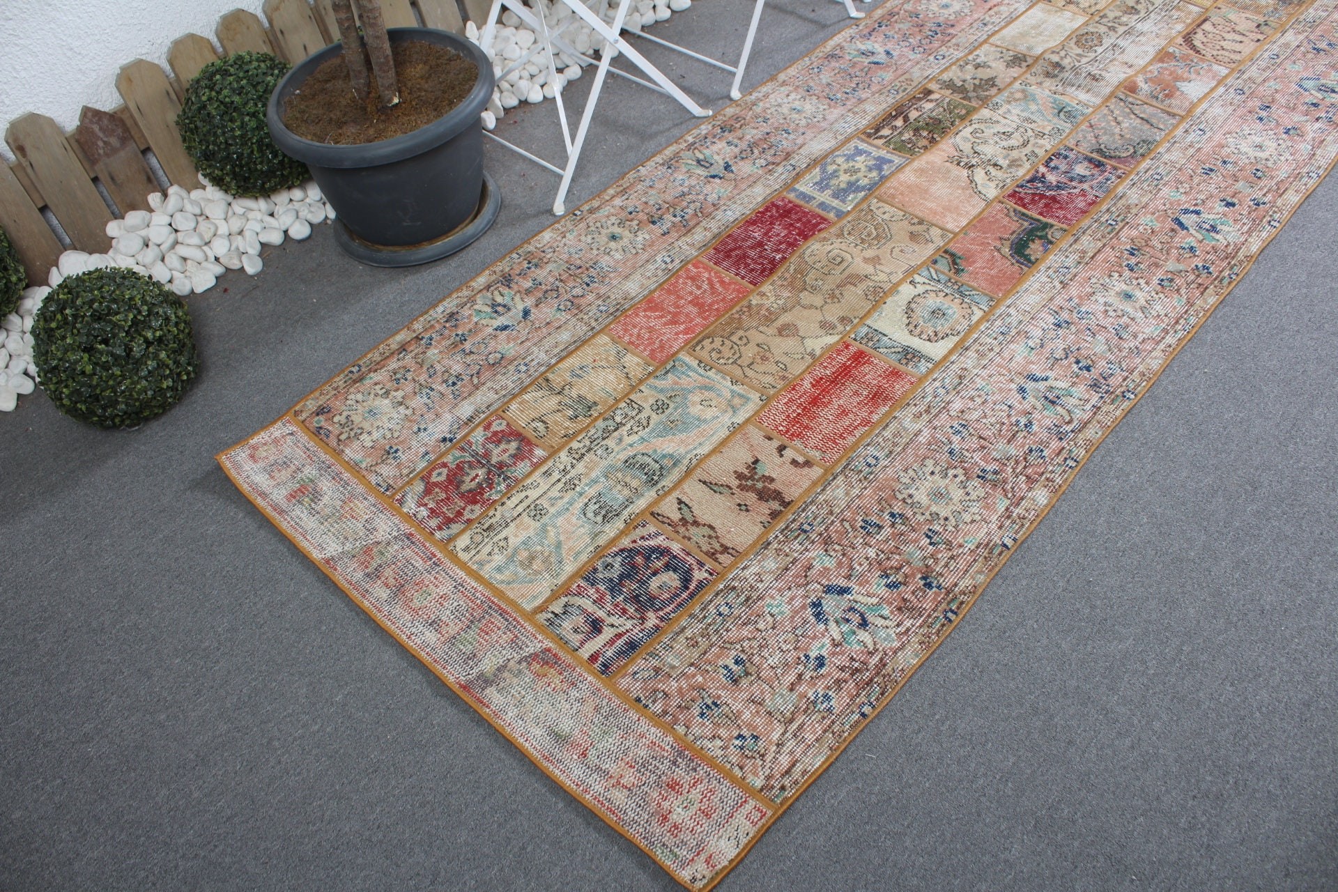 Türk Halısı, Vintage Halılar, Gökkuşağı Yer Halıları, Mutfak Halıları, 3,5x9,4 ft Runner Halıları, Koridor Halısı, Sanat Halısı, Koridor Halıları, Fas Halısı