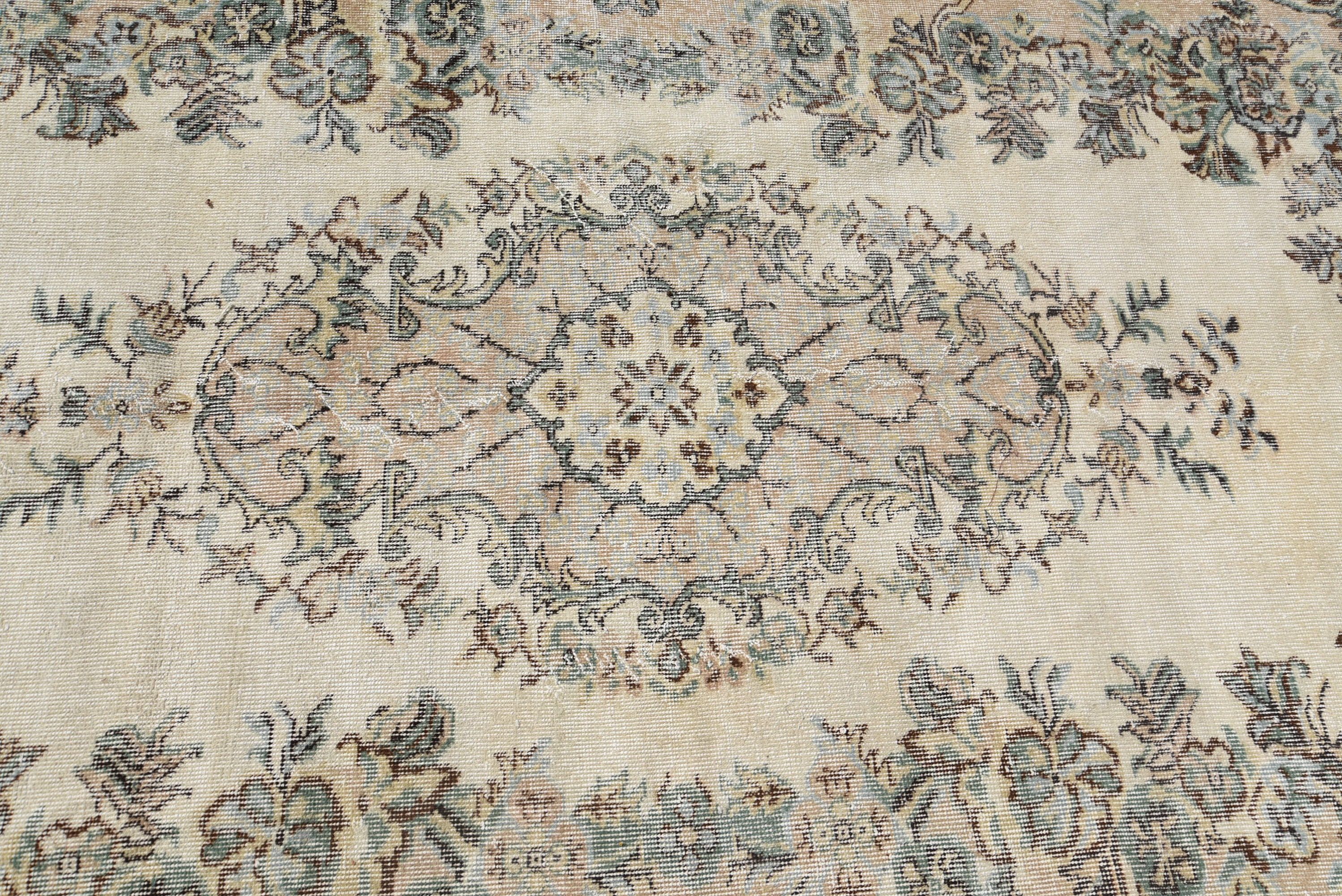 Salon Halısı, Vintage Halı, Türk Halıları, 5.5x9.2 ft Büyük Halı, Yatak Odası Halısı, Anadolu Halıları, Eklektik Halı, Yatak Odası Halıları, Yemek Odası Halısı