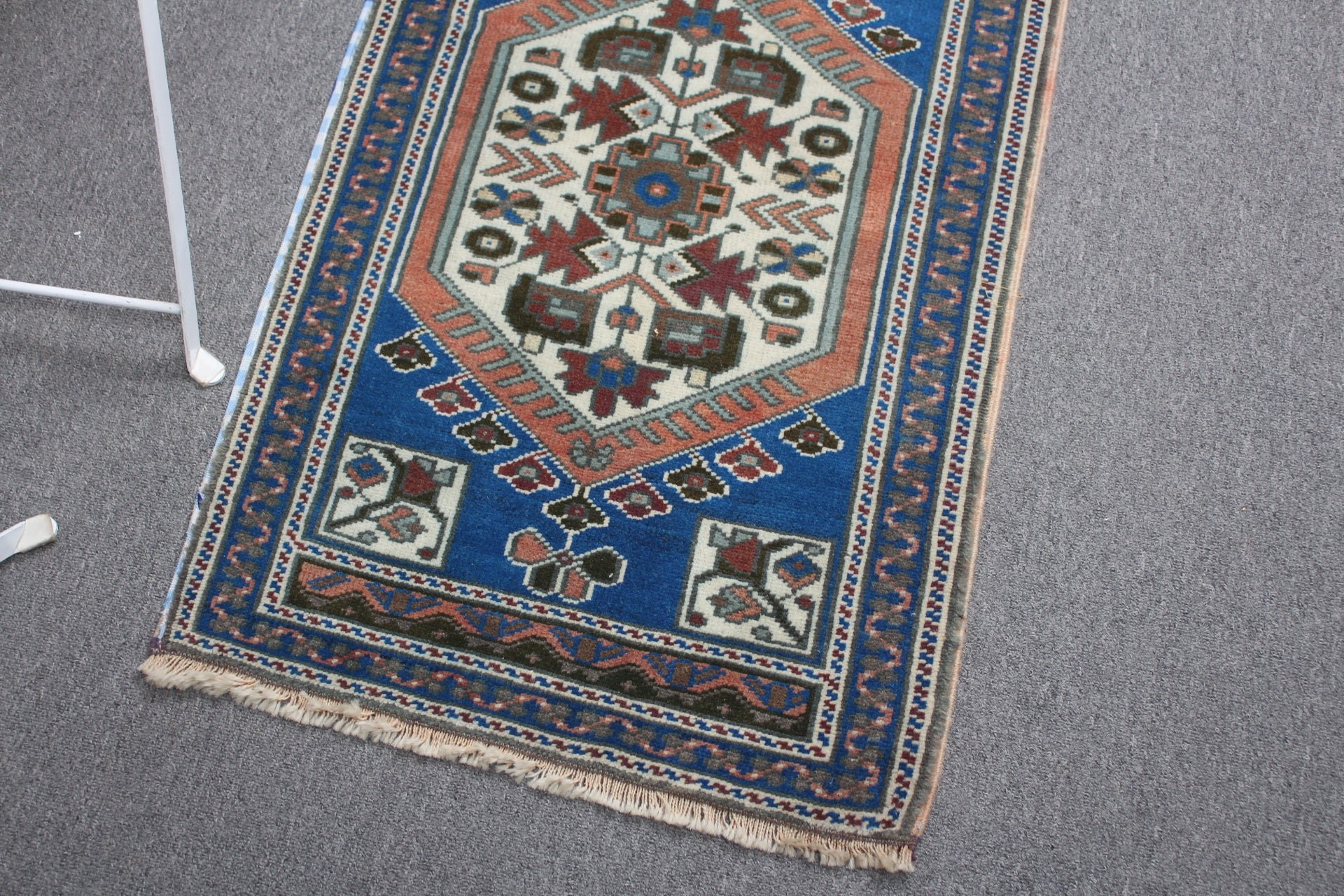 Antique Rugs, Moroccan Rug, Blue Floor Rug, Wall Hanging Rug, Bathroom Rug, Nomadic Rug, Vintage Rug, 1.8x2.8 ft Small Rug, Turkish Rugs