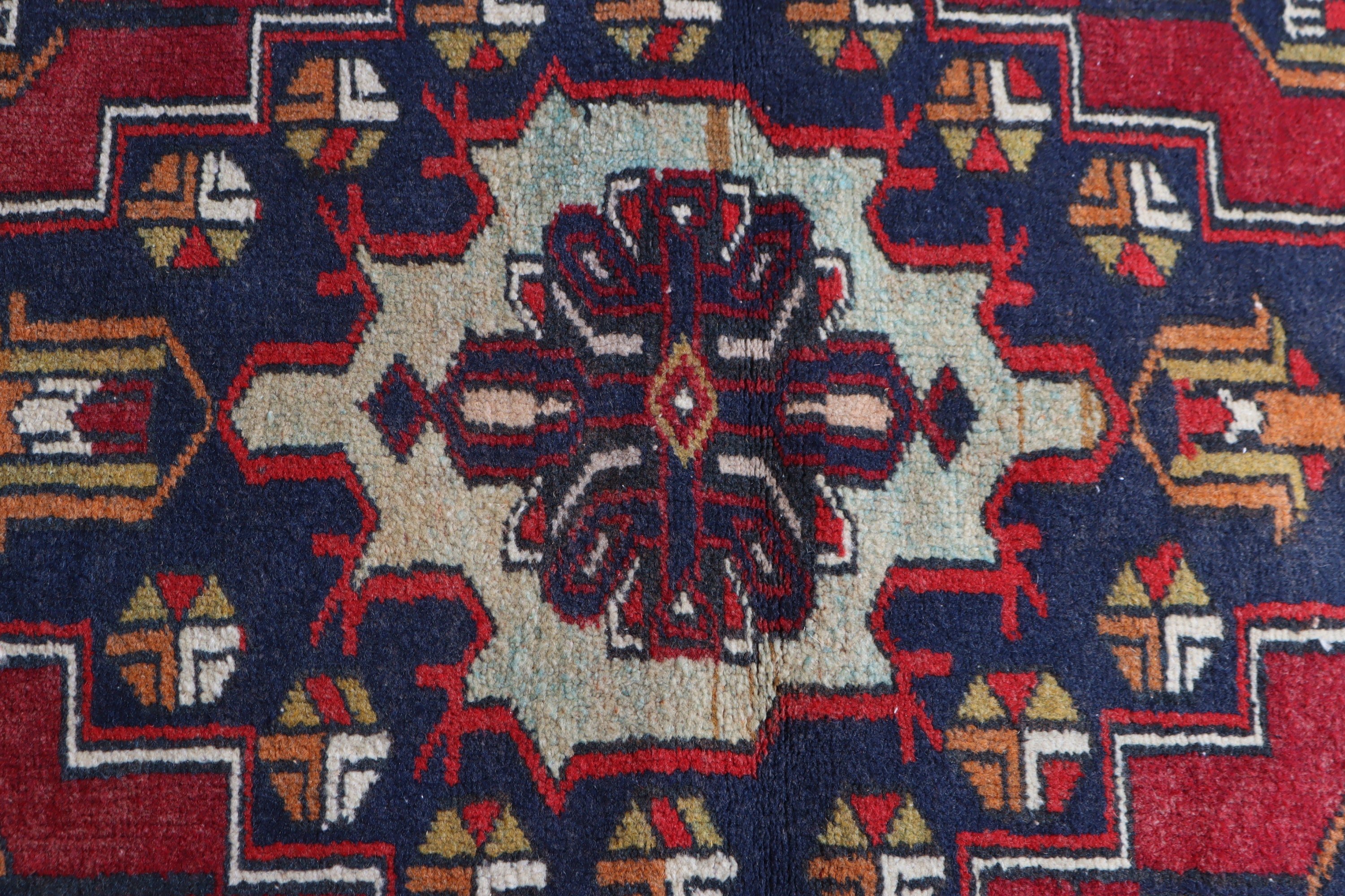 Boho Accent Halıları, Türk Halısı, 3,3x6,5 ft Accent Halıları, Kırmızı Mutfak Halısı, Vintage Halılar, Giriş Halısı, Anadolu Halısı, Sanatsal Halılar, Mutfak Halısı