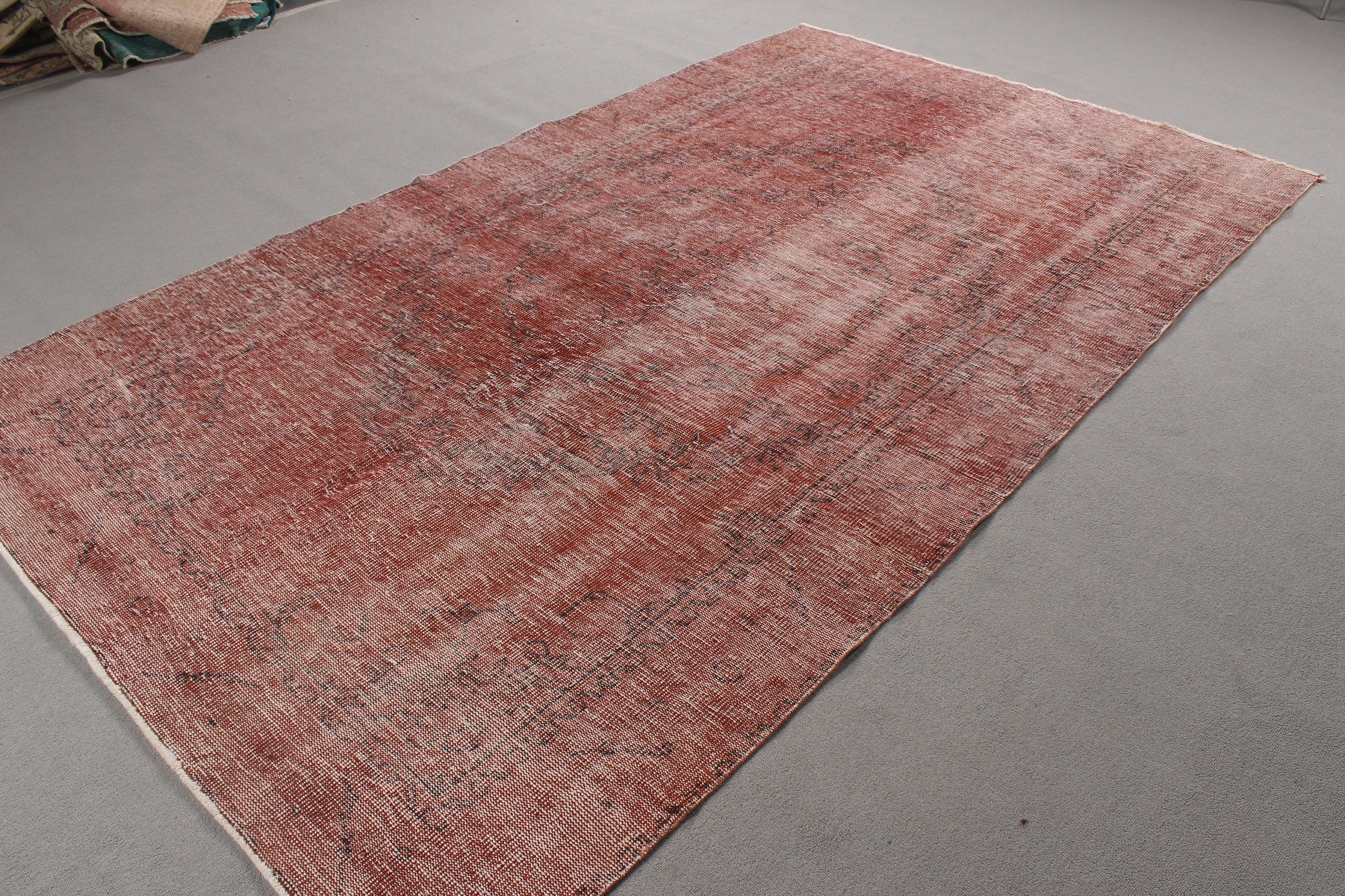 Turkish Rug, Dining Room Rug, Floor Rug, Pink Wool Rugs, Large Boho Rugs, Vintage Rugs, Flatweave Rug, Antique Rugs, 5.6x9.5 ft Large Rugs