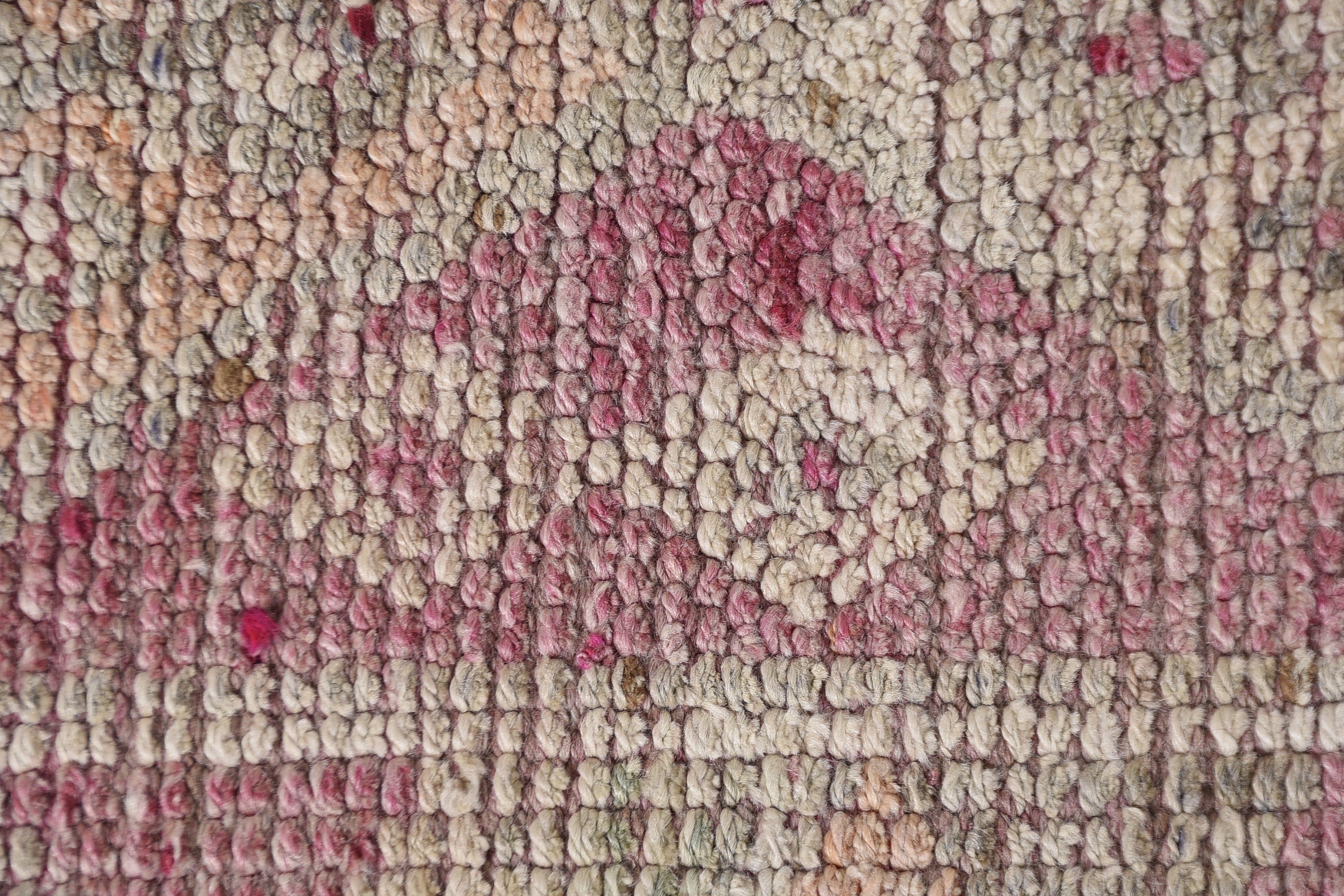 Yatak Odası Halıları, Türk Halısı, Pembe 3x13,5 ft Runner Halısı, Tribal Halısı, Vintage Halısı, Runner Halıları, Ev Dekorasyonu Halısı, Koridor Halısı