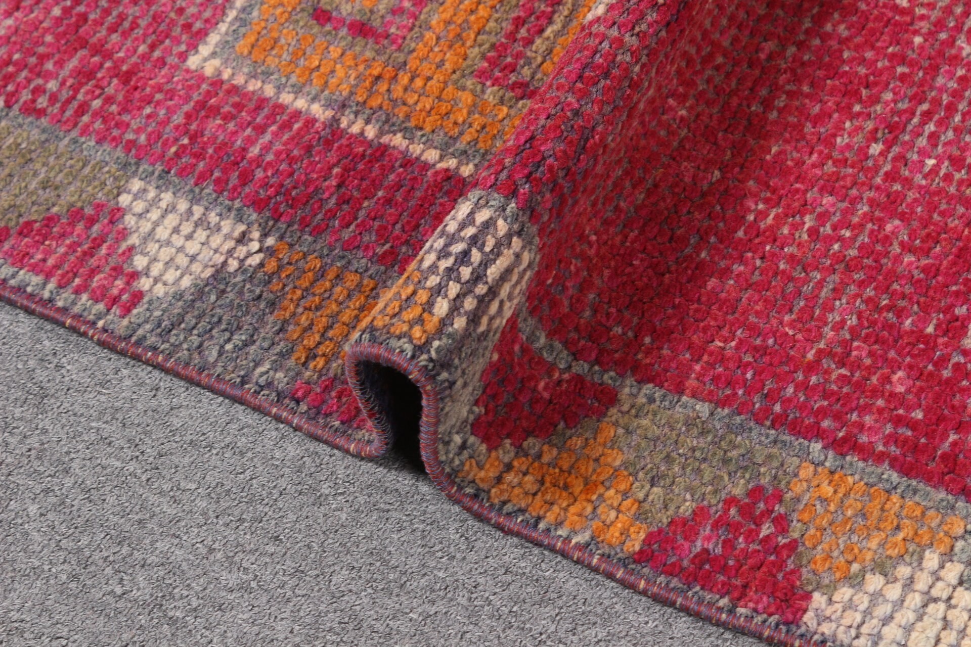 Home Decor Rug, Pale Rug, Turkish Rug, Kitchen Rug, 2.8x10.3 ft Runner Rugs, Pink Wool Rug, Rugs for Corridor, Vintage Rug, Hallway Rugs
