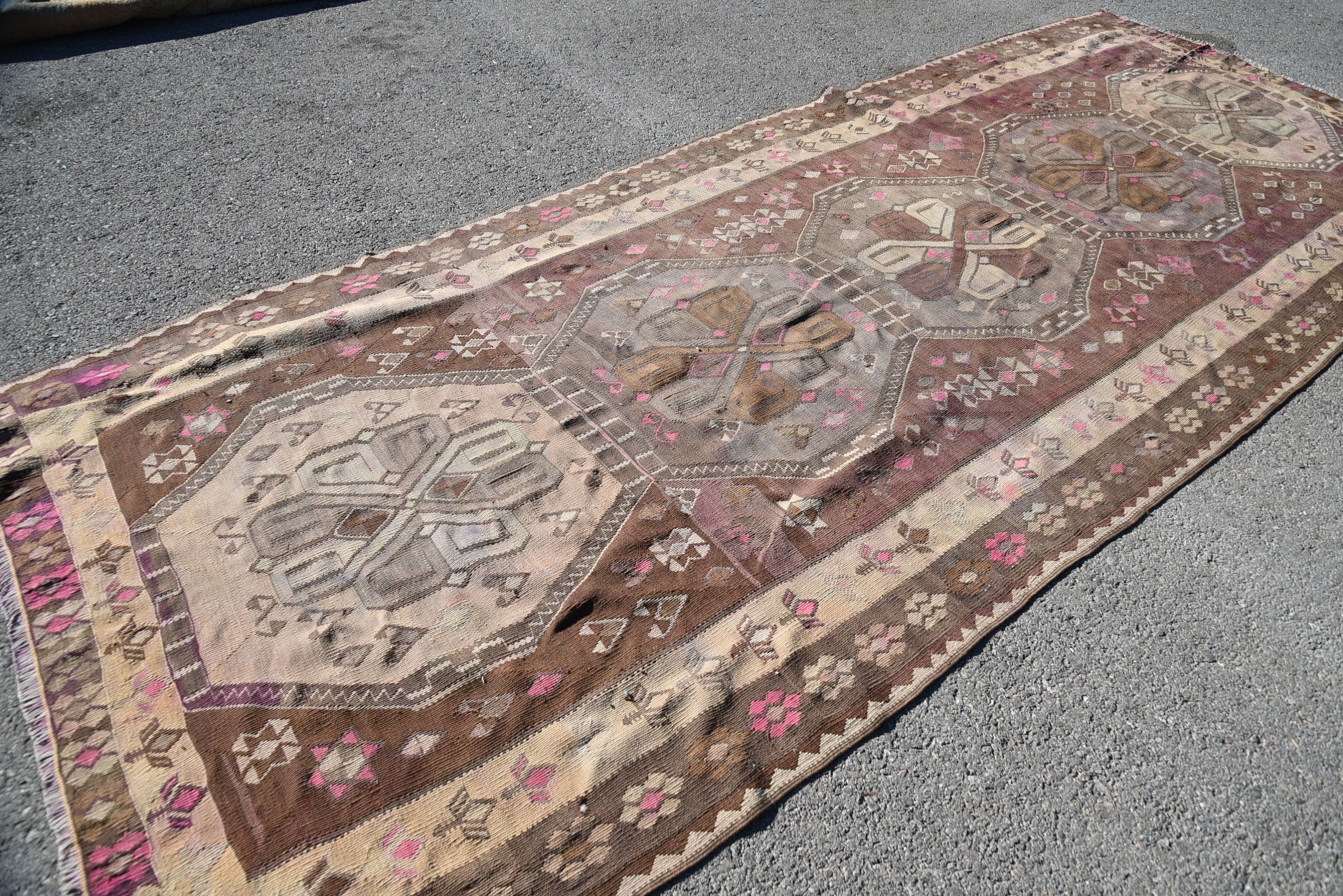 Oturma Odası Halısı, Eski Halı, 5.5x13.1 ft Büyük Boy Halı, Türk Halısı, Salon Halıları, Kilim, Vintage Halılar, Salon Halıları, Havalı Halılar, Fas Halıları