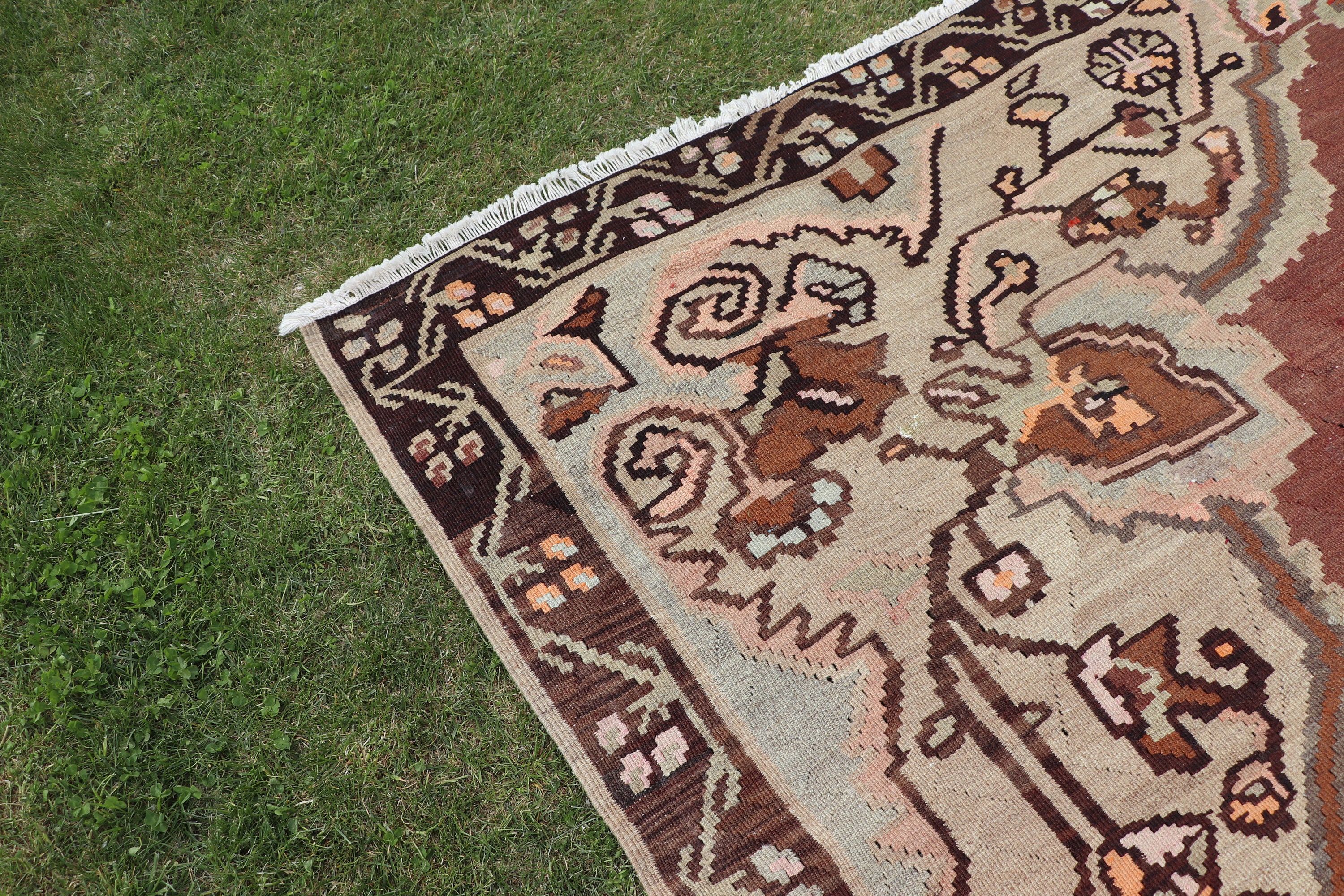 Oversize Vintage Rug, Vintage Rugs, Bedroom Rug, Bronze Home Decor Rug, 8.1x13.6 ft Oversize Rug, Turkish Rugs, Outdoor Rugs, Antique Rug