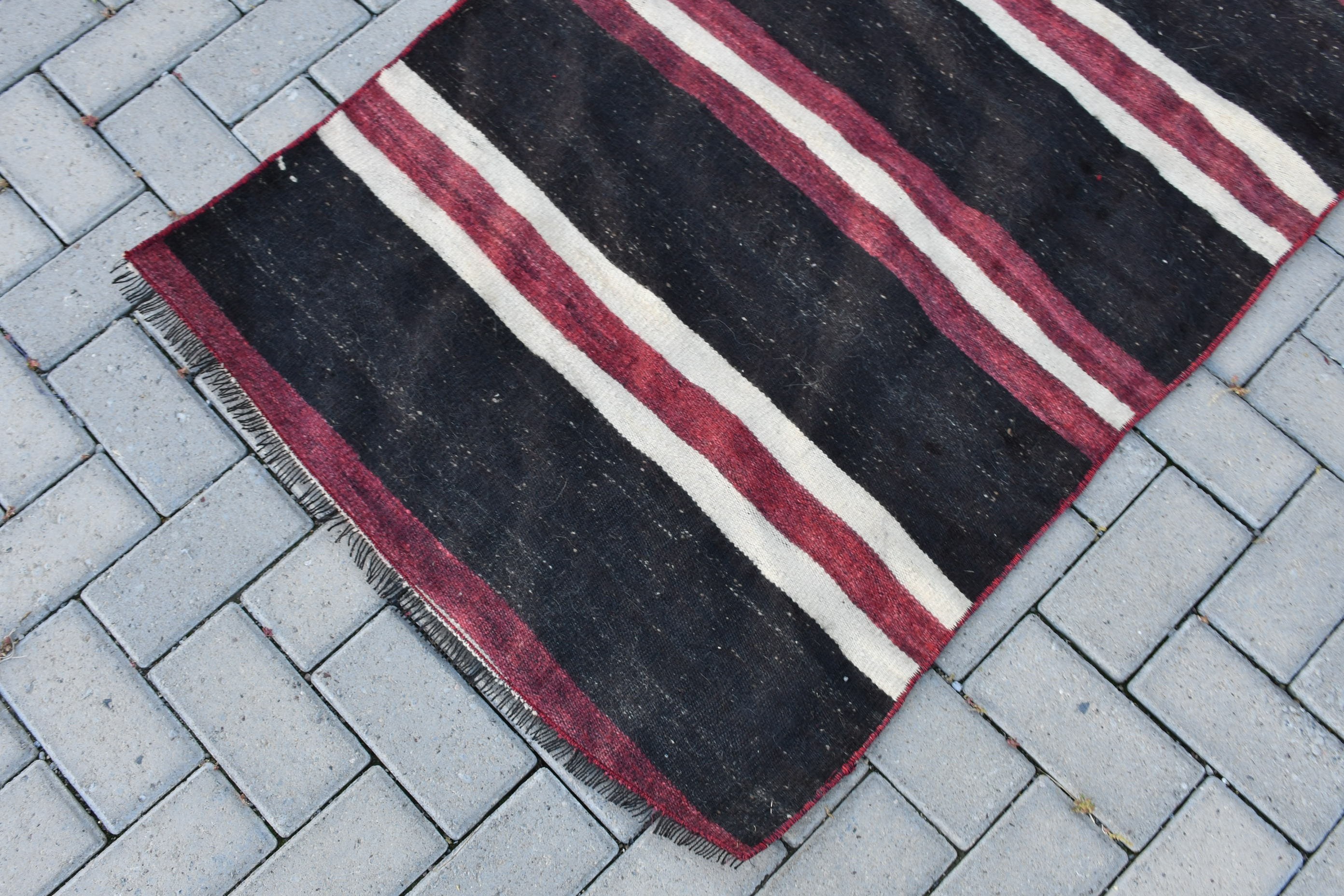 Handmade Rugs, Door Mat Rug, 2.7x5 ft Small Rugs, Oriental Rug, Vintage Rugs, Cool Rug, Turkish Rugs, Kilim, Brown Floor Rug, Nursery Rug