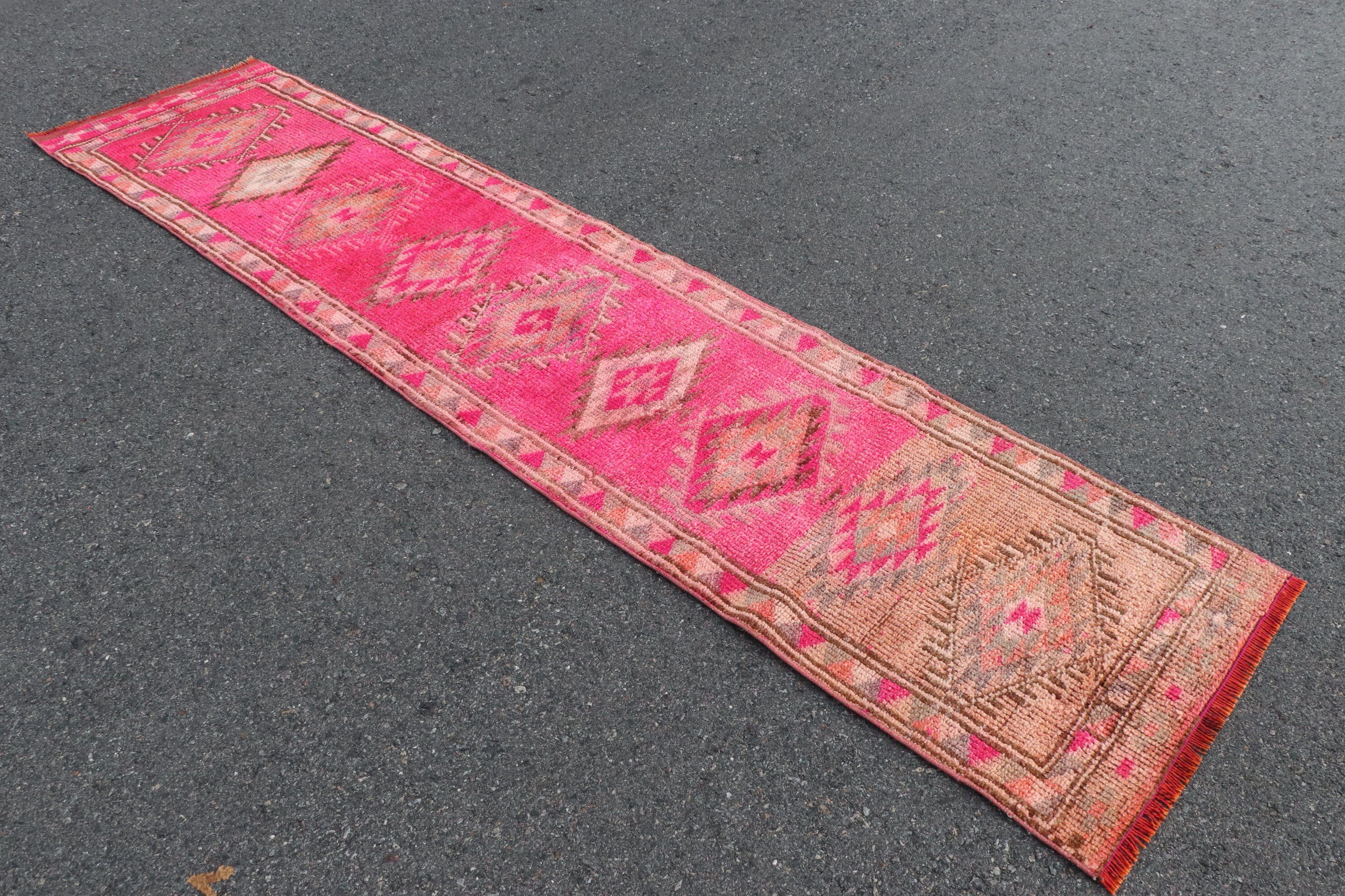 Oushak Halısı, Türk Halısı, 2.3x10.2 ft Runner Halıları, Mutfak Halısı, Turuncu Yer Halıları, Fas Halısı, Koridor Halısı, Mutfak Halıları, Vintage Halı