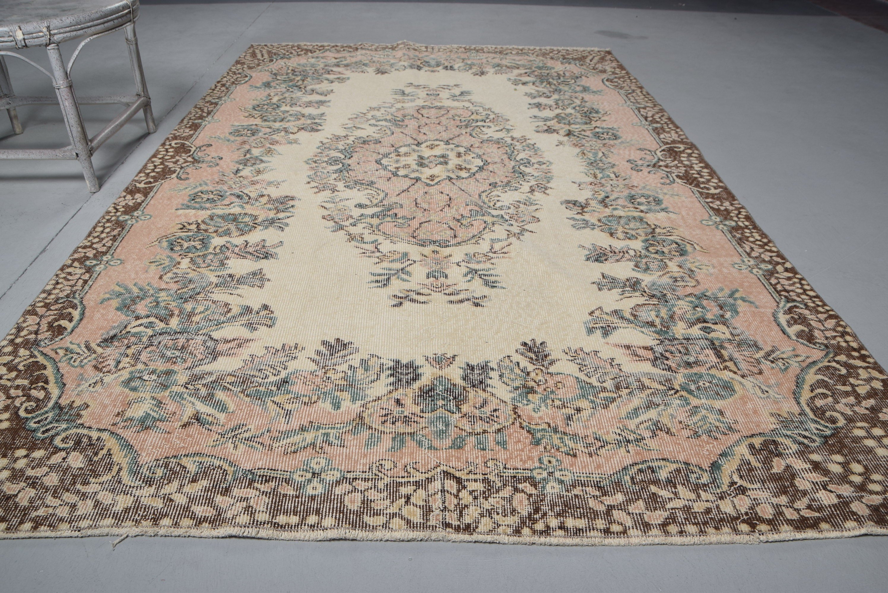 Living Room Rug, Oriental Rug, Beige Anatolian Rugs, 5.6x9.1 ft Large Rug, Dorm Rug, Turkish Rug, Bedroom Rugs, Vintage Rug, Home Decor Rug