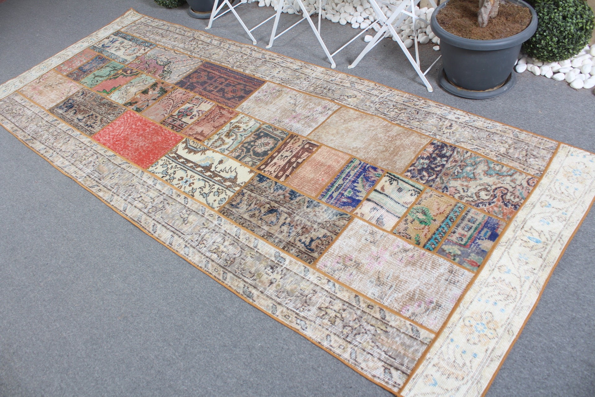 Türk Halıları, Mutfak Halıları, Vintage Halı, Gökkuşağı Soğuk Halı, 3,8x9,7 ft Runner Halıları, Sanat Halısı, Fas Halıları, Oryantal Halı, Koridor Halıları